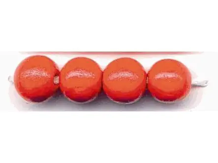 Glorex Holzperle karminrot 12 mm