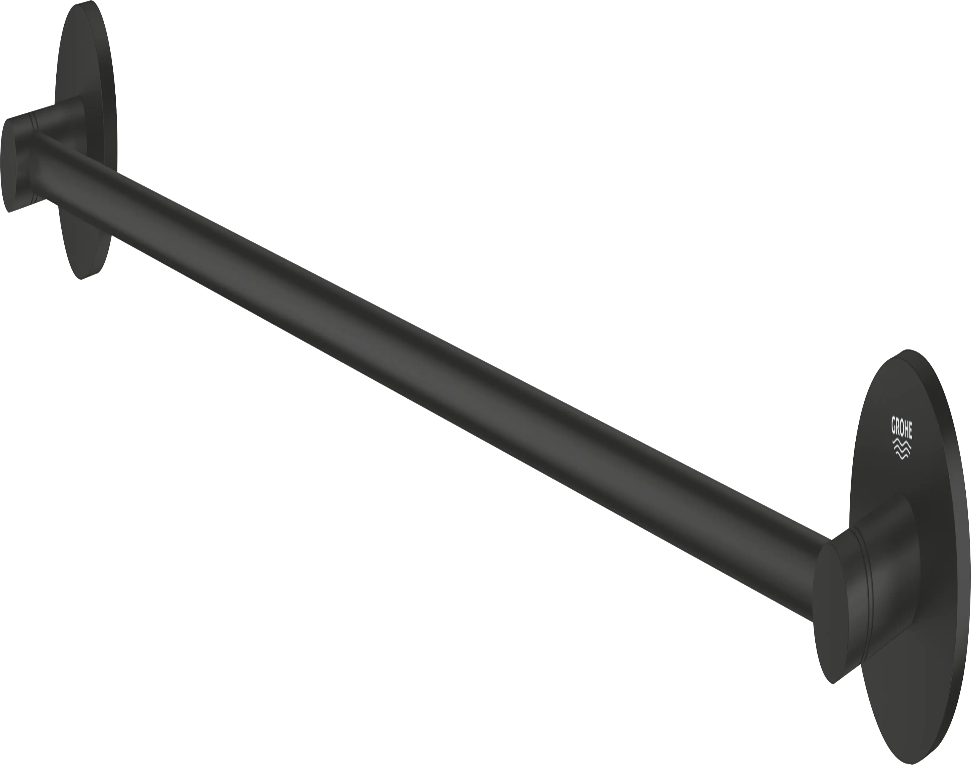 Grohe Start Badetuchhalter matt black klebbar