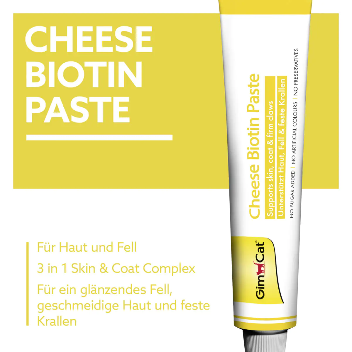 GimCat Cheese Biotin Paste 50 g GimCat Cheese Biotin Paste 50 g