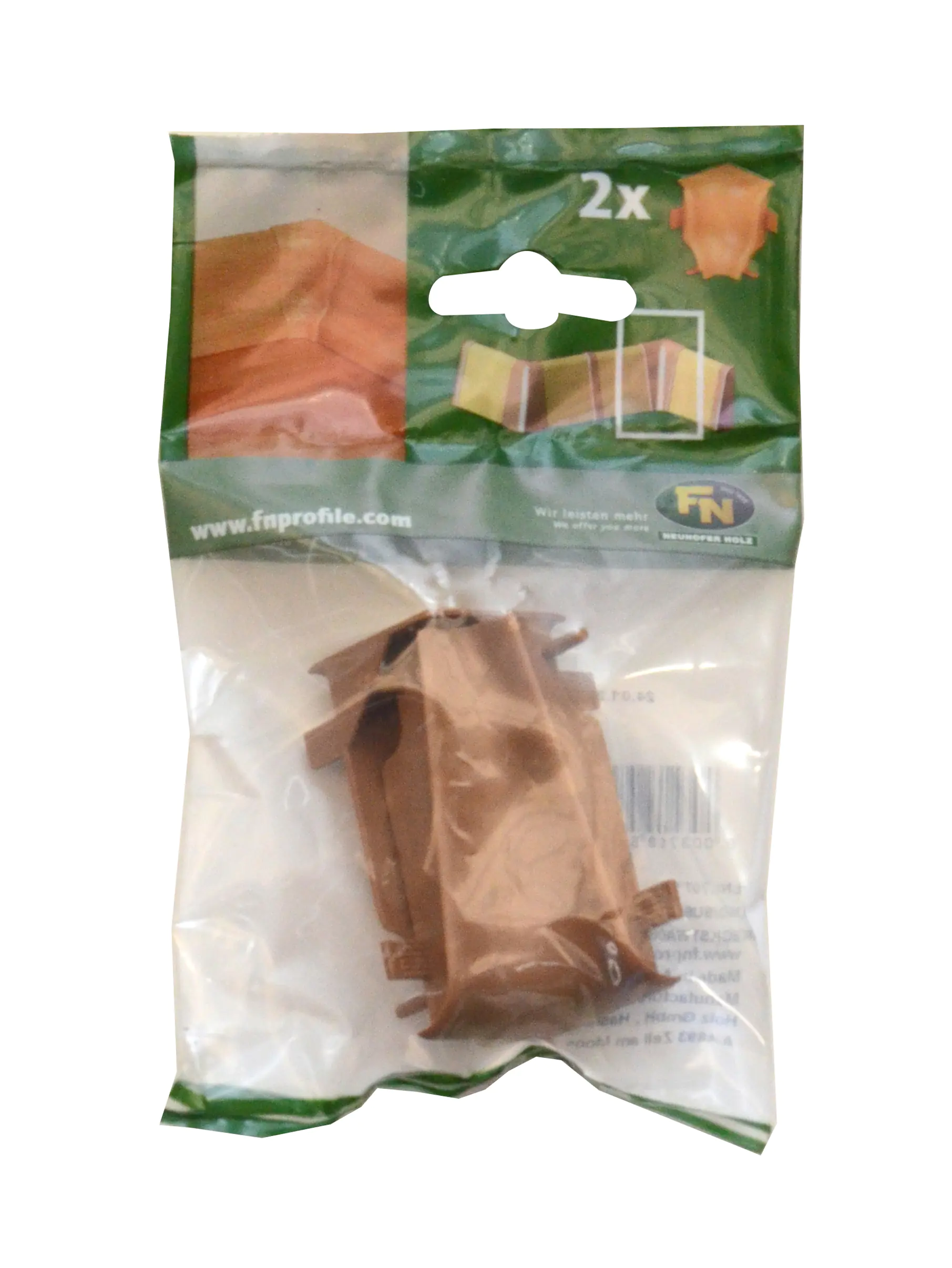 Neuhofer Inneneck für Fußleiste nuss