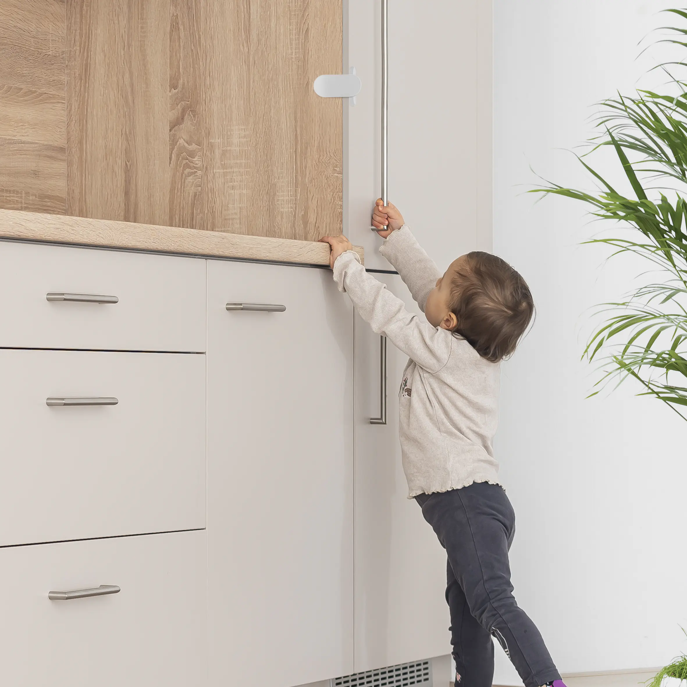 reer Kühlschrank-Sicherung Kunststoff weiß