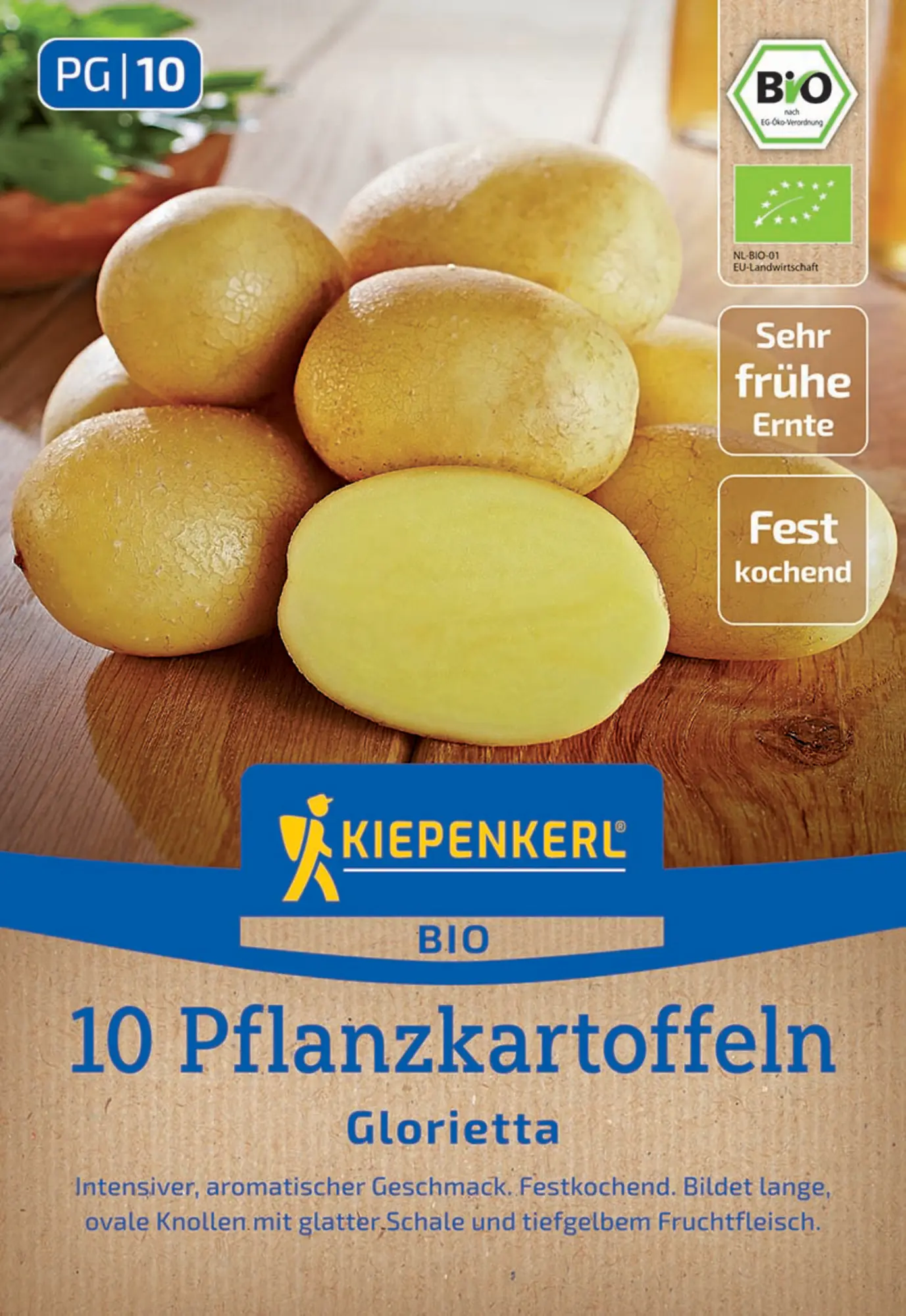Kiepenkerl Bio Pflanzkartoffel Glorietta 10 Stück