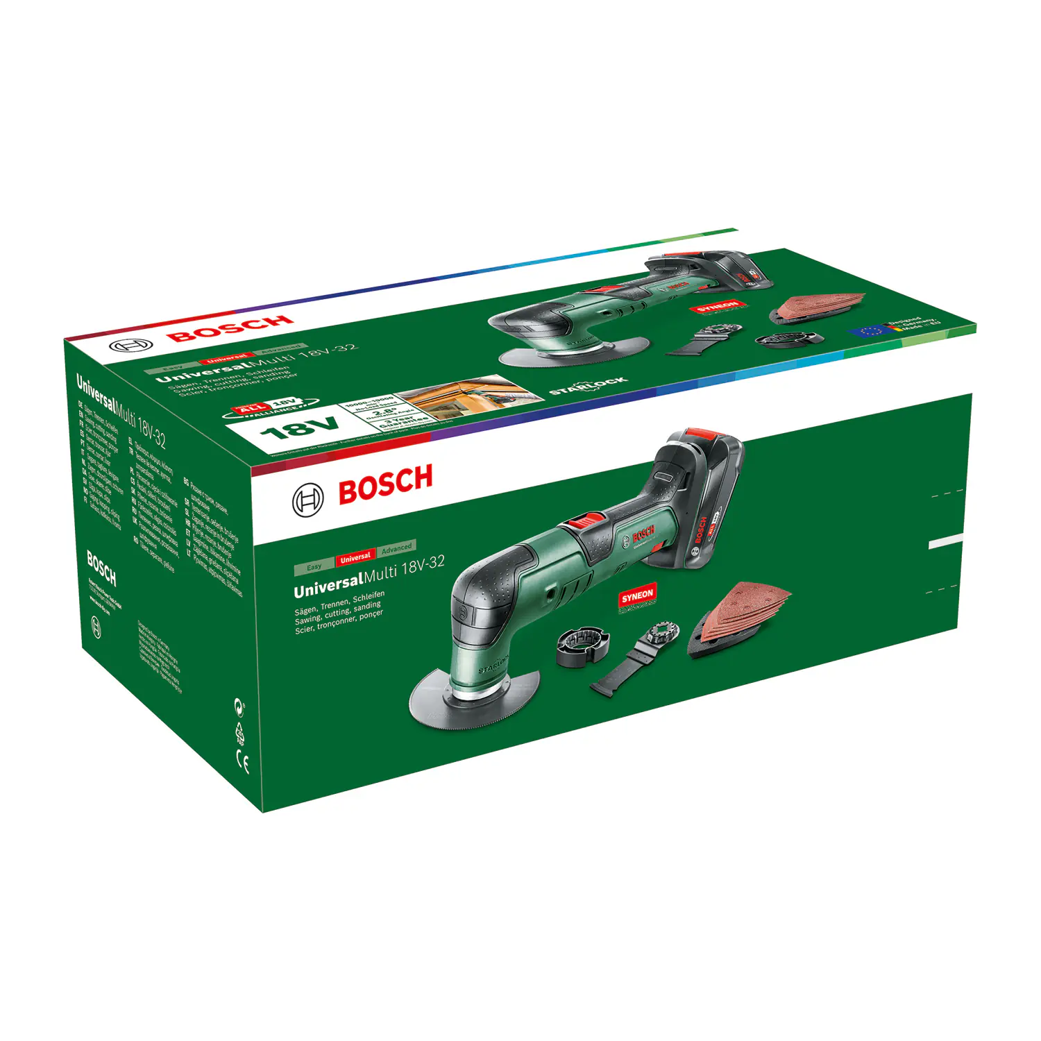 Bosch Akku-Multifunktionswerkzeug UniversalMulti 18V-32 Solo Bosch Akku-Multifunktionswerkzeug UniversalMulti 18V-32 Solo