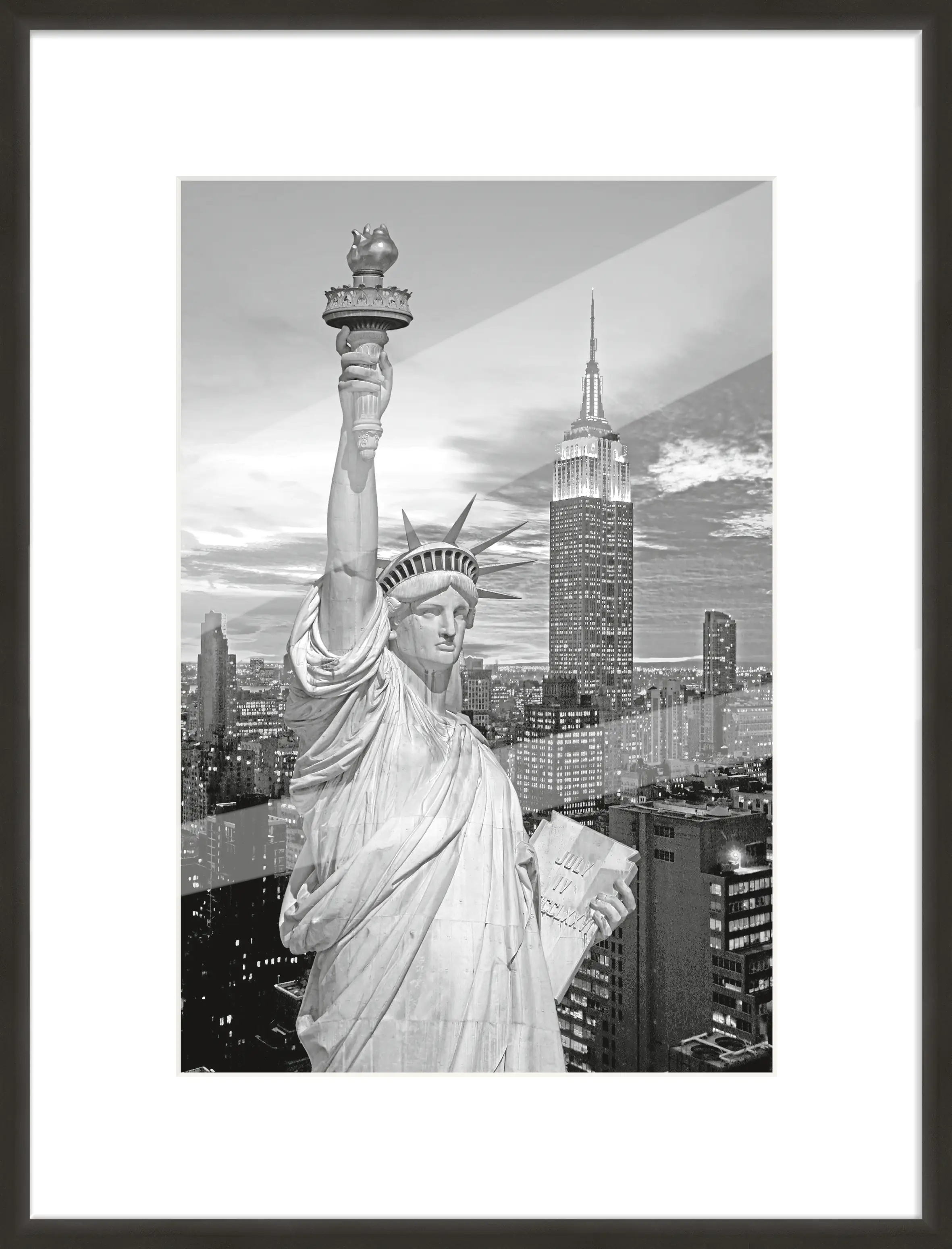 Alu Bilderrahmen Premium schwarz 60 x 80 cm Alu Bilderrahmen Premium schwarz 60 x 80 cm