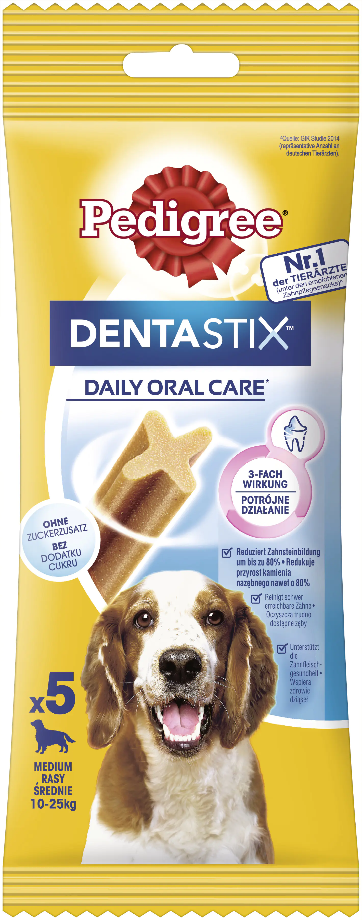 Pedigree Dentastix Adult Daily Oral Care Hundesnack 5 Stück