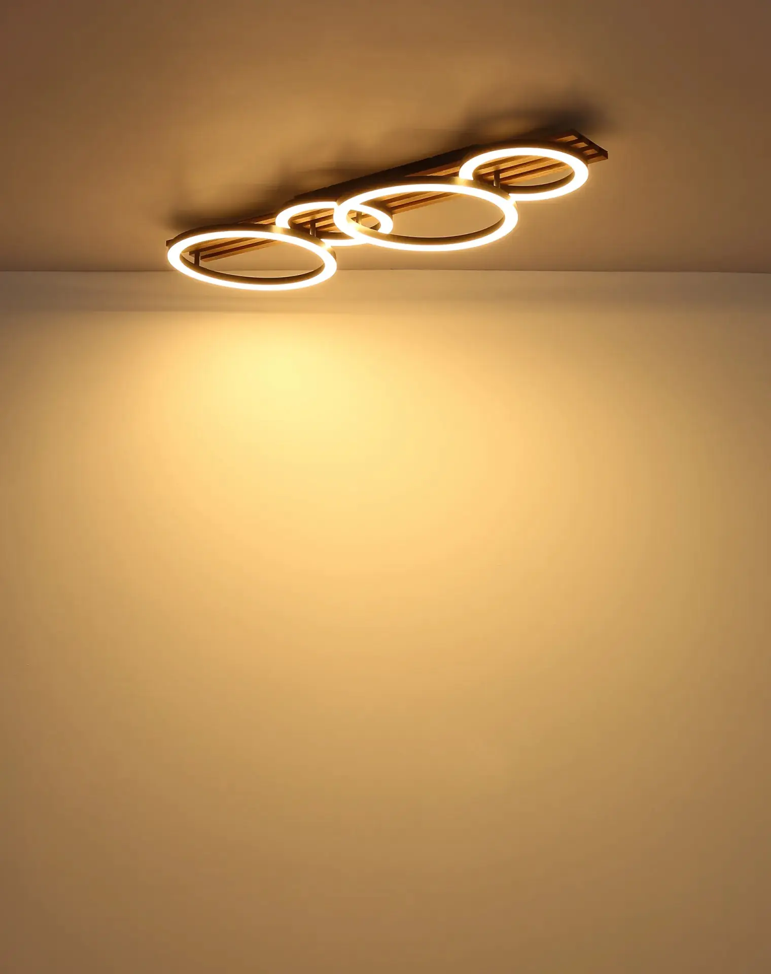 Globo LED-Deckenleuchte TISHA 4 Ringe