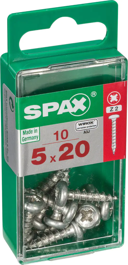 Spax Universalschrauben 5.0 x 20 mm TX 20 - 10 Stk.