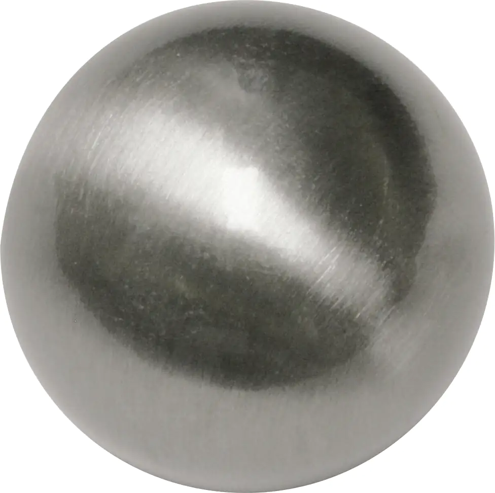 Gardinia Endknopf Kugel zu Stilprogramm Memphis, Ø 16 mm edelstahl-optik