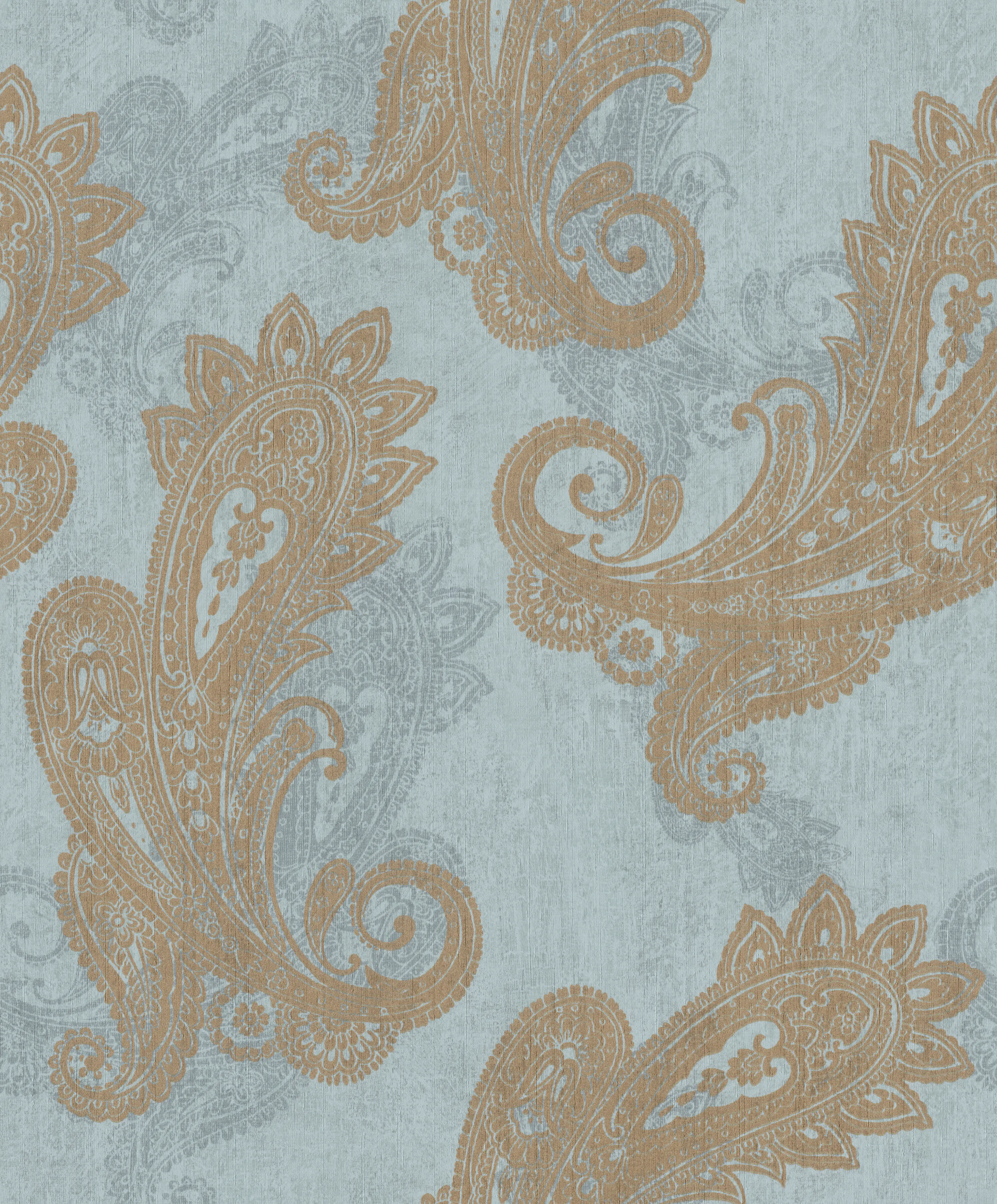 Rasch Vliestapete 746440 Blau-Hellblau Muster & Motive 10,05 m x 0,53 m