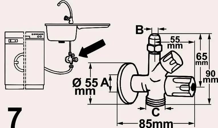 Schell Geräteeckventil AG 1/2" Schell Geräteeckventil AG 1/2"