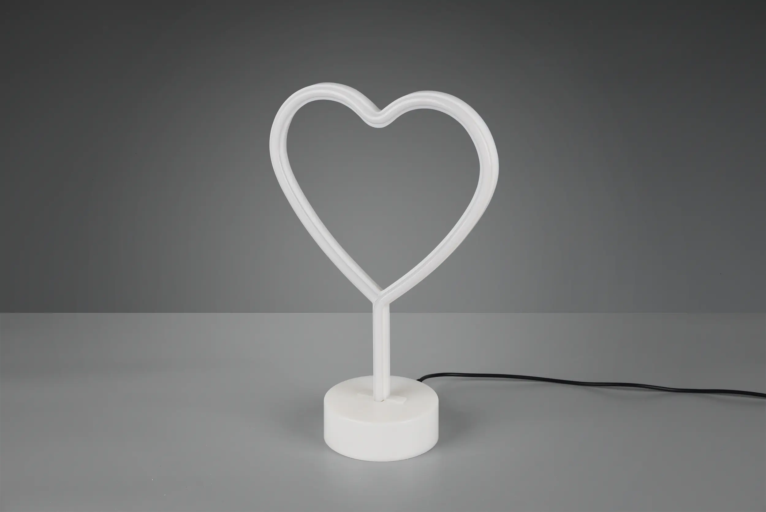 Reality LED Tischleuchte Heart 30 x 20 cm warmweiß rosa