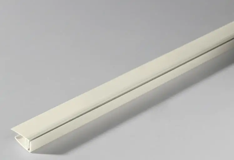 Kunststoff Abschlussprofil Cotton klippbar 260 cm Kunststoff Abschlussprofil Cotton klippbar 260 cm