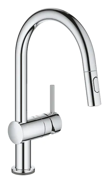 Grohe Spültischarmatur Flair Touch verchromt, mit Handbrause