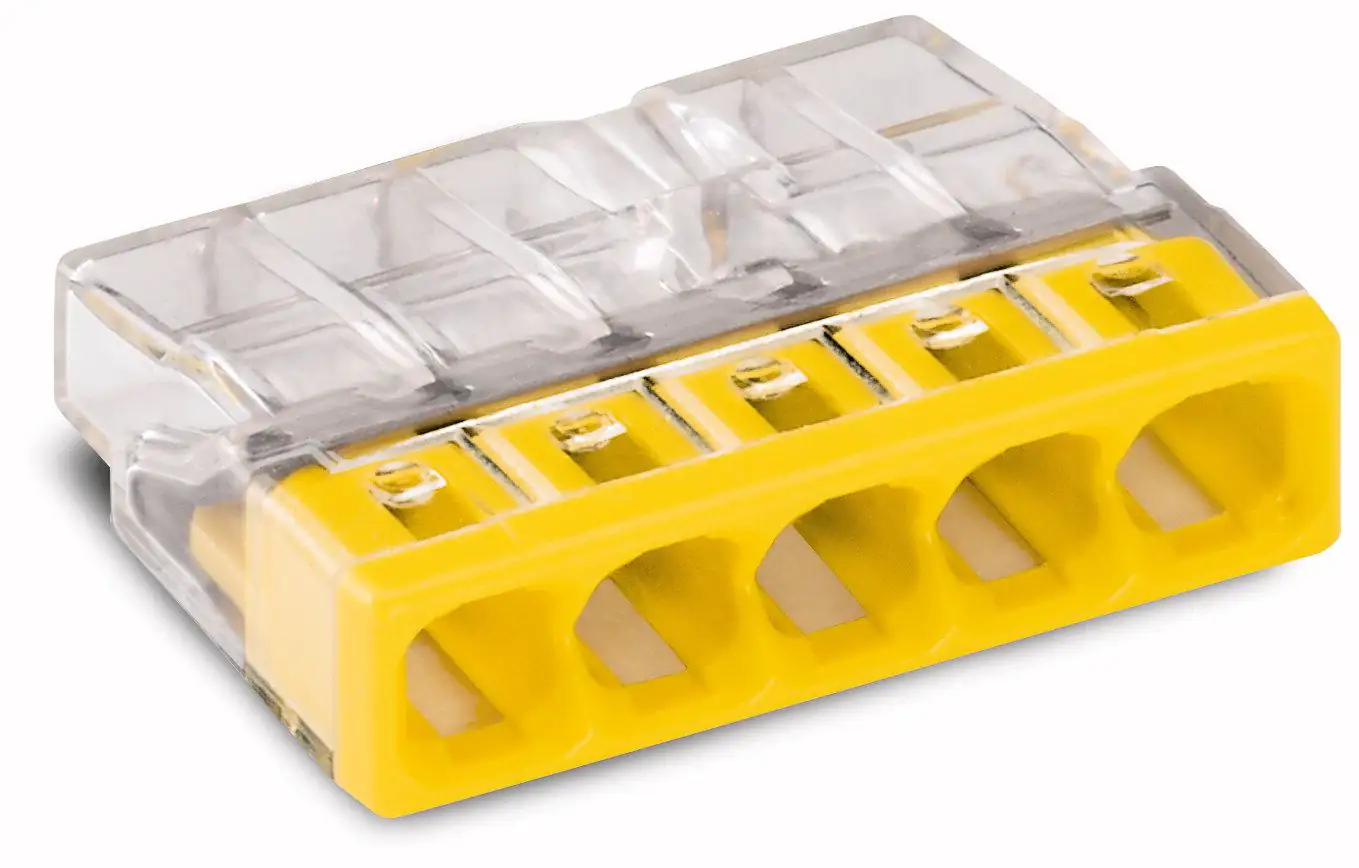 4050821027874 Wago Compact Steckklemme Anzahl Leiter: 5, 0,5 - 2,5 mm, 100 Stück