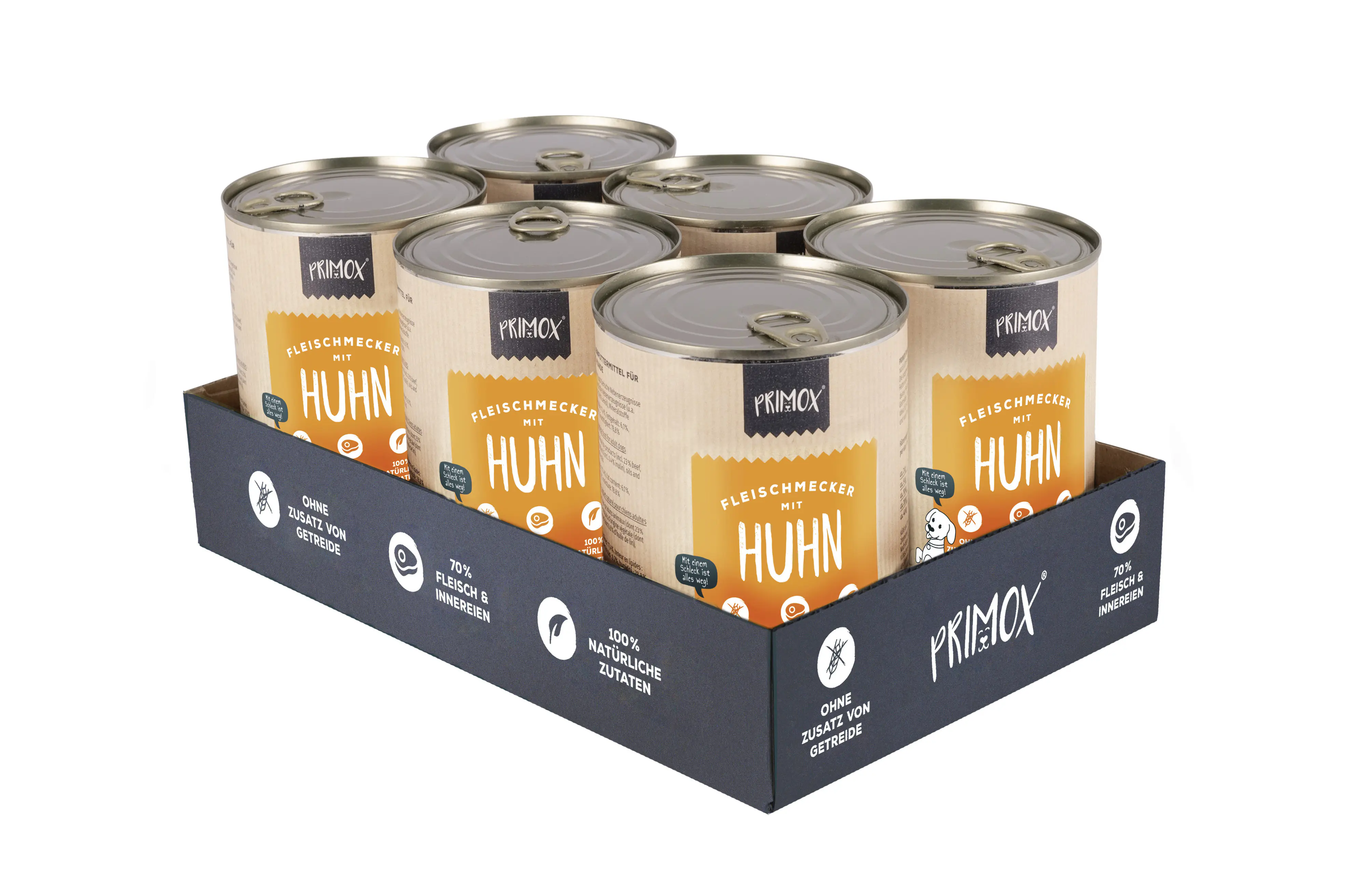Primox Hundenassfutter Adult getreidefrei 400 g Huhn