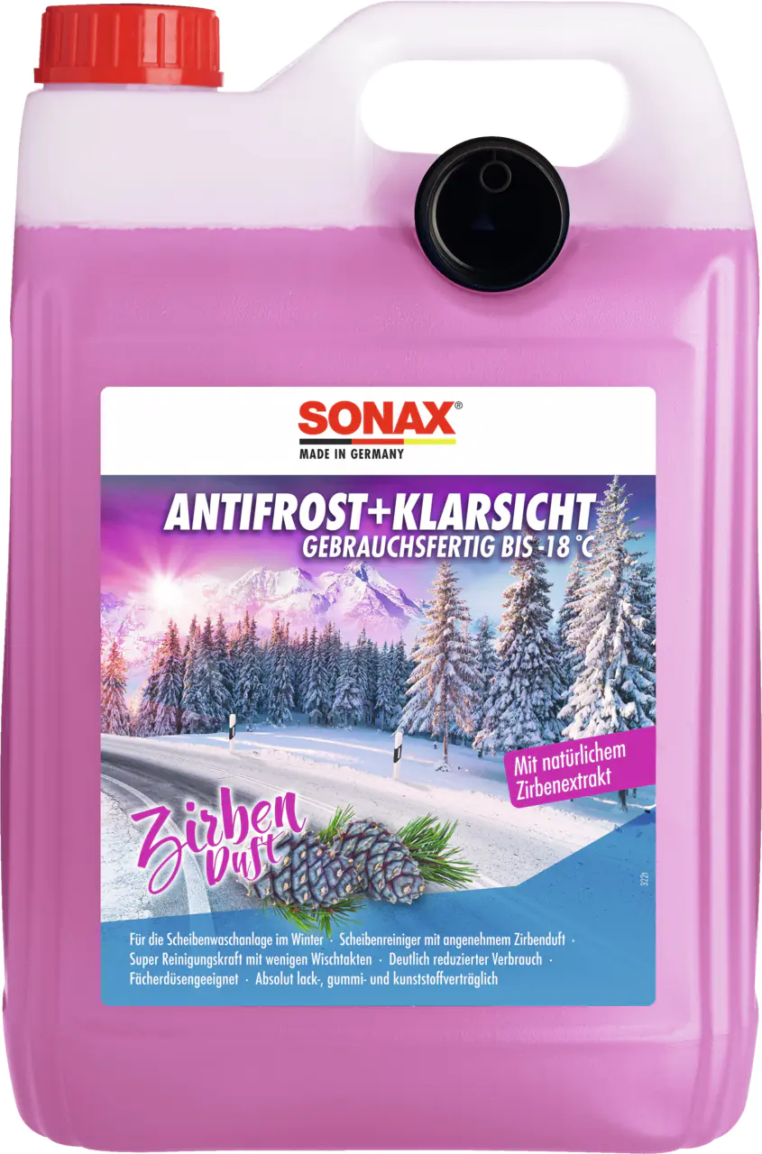 Sonax Scheibenfrostschutz -18°C gebrauchsfertig 5 L mit Zirbenduft