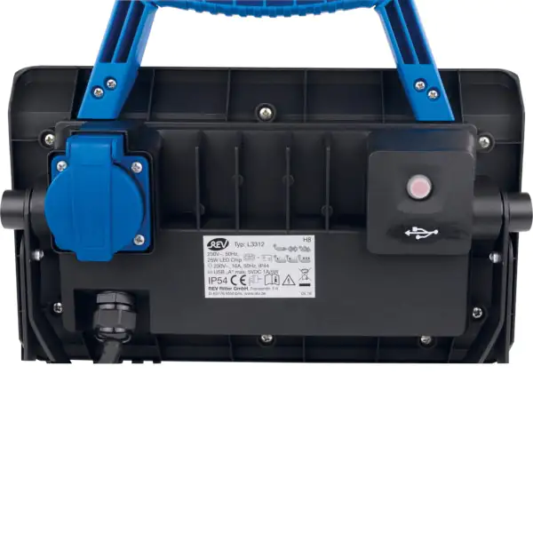 REV LED Arbeitsleuchte Work 24W blau-schwarz, 250 lm, 6500 k, IP54