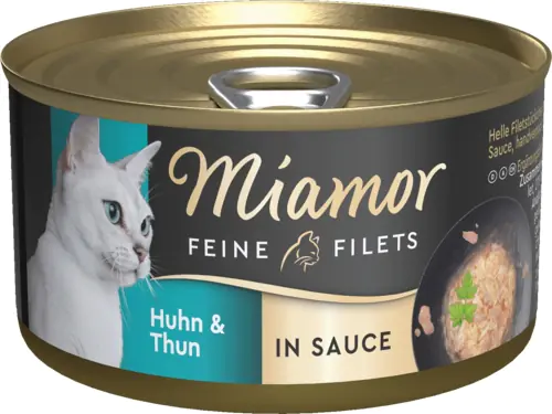 Miamor Katzennassfutter Feine Filets Huhn Thunfisch 85 g