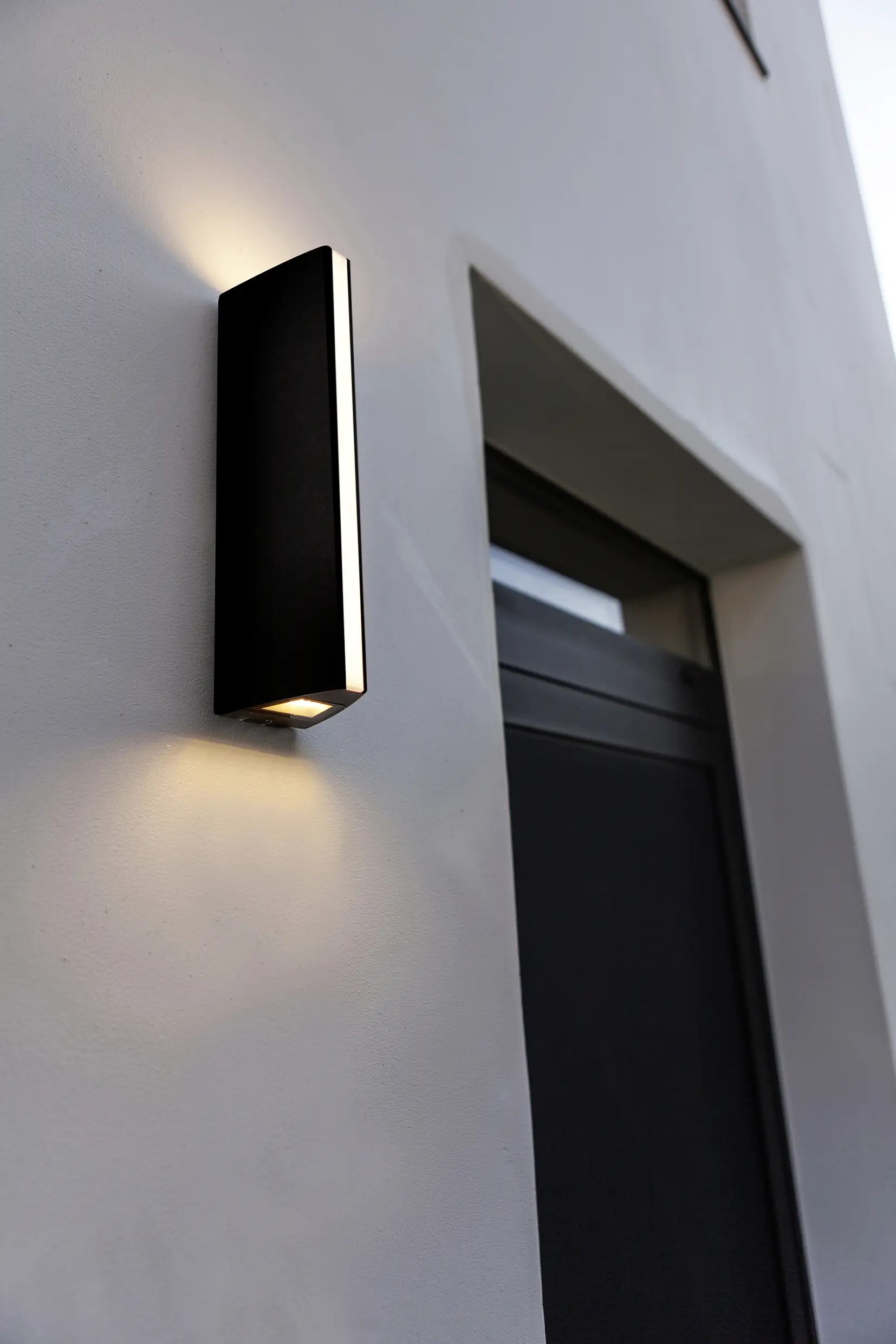 Lutec LED Außenwandleuchte Leo anthrazit Up- & Downlight