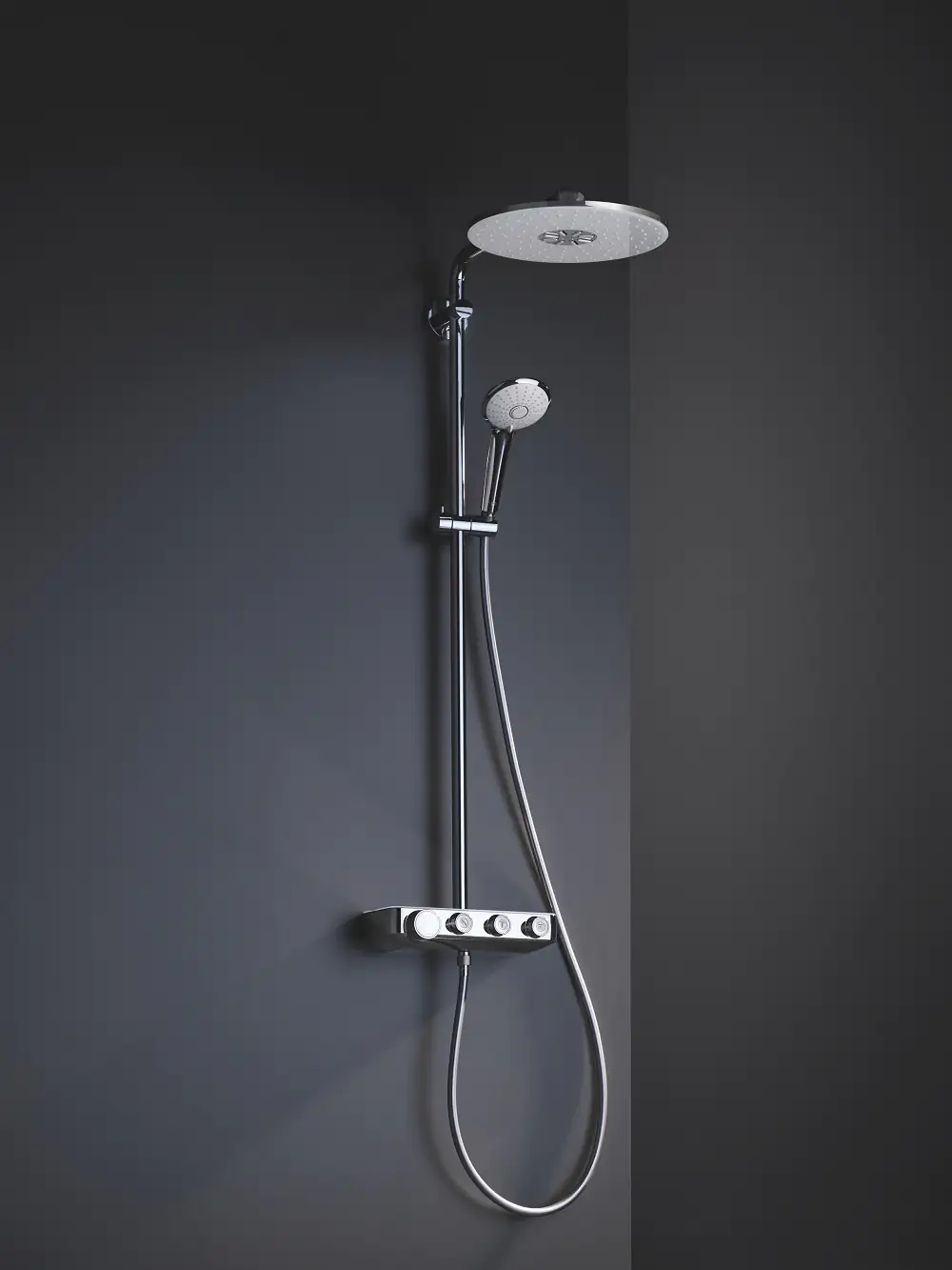 Grohe Kopfbrausesystem Euphoria moon white SmartControl Grohe Kopfbrausesystem Euphoria moon white SmartControl