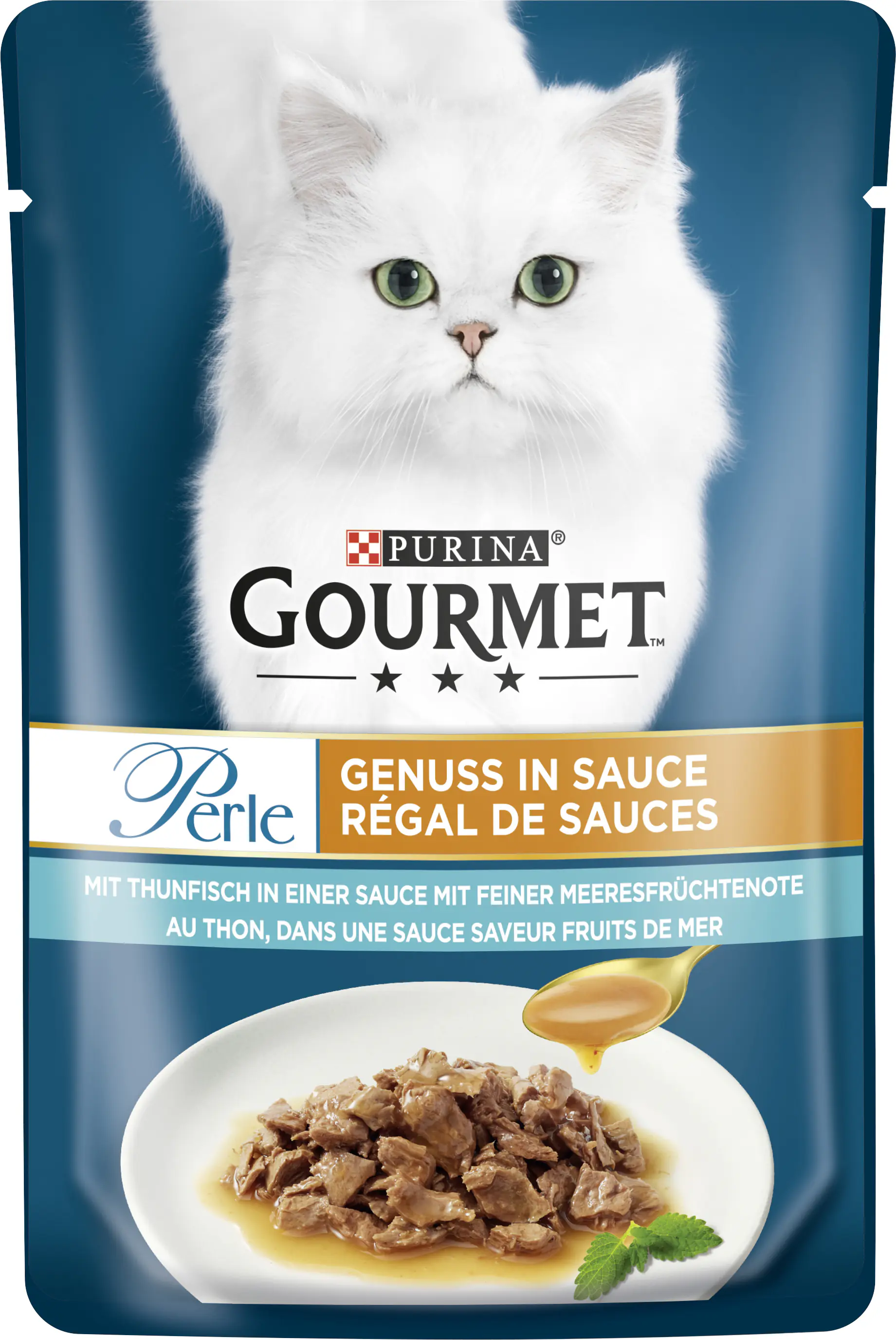 Gourmet Perle Genuss in Sauce mit Thunfisch 85 g