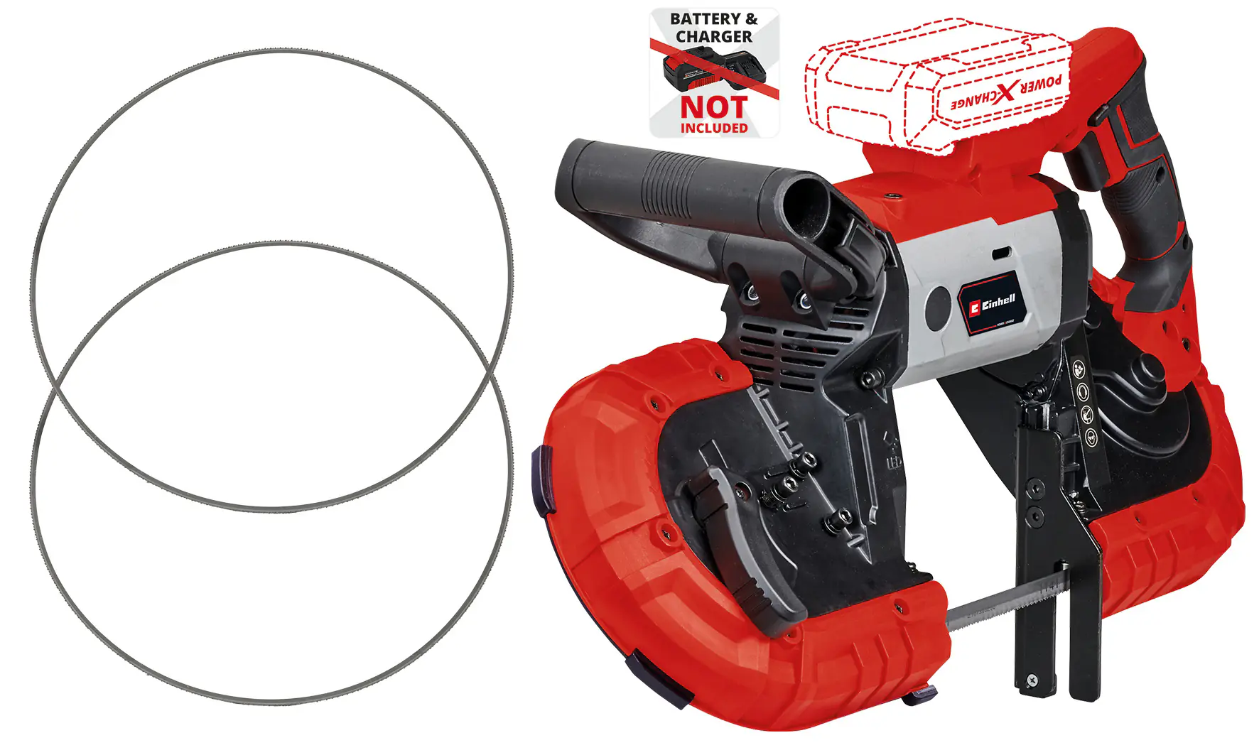 Einhell Expert Akku-Bandsäge TE-MB 18/127 Li Solo 18 V