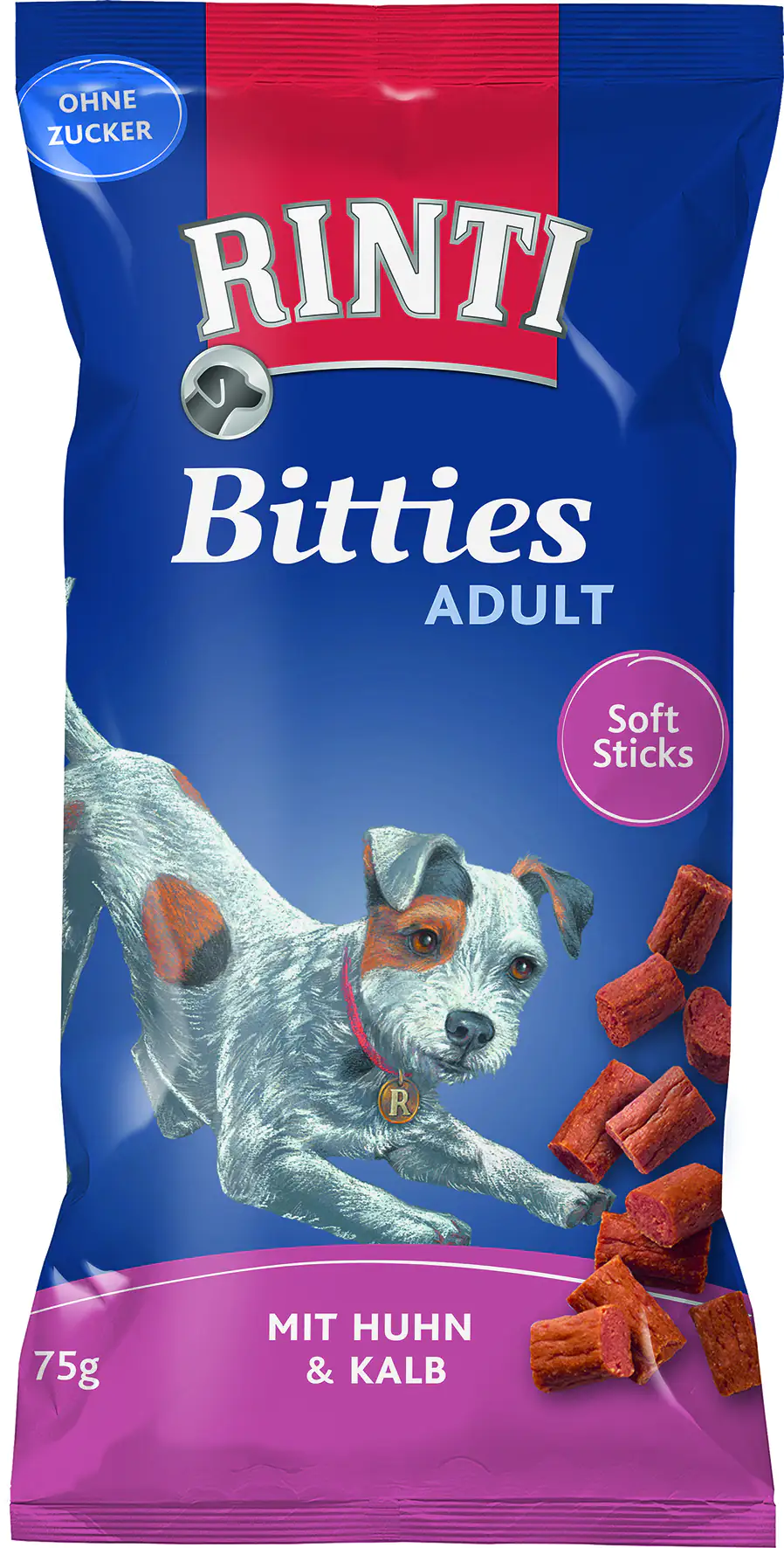 Rinti Bitties Hundesnack 75 g Huhn + Kalb