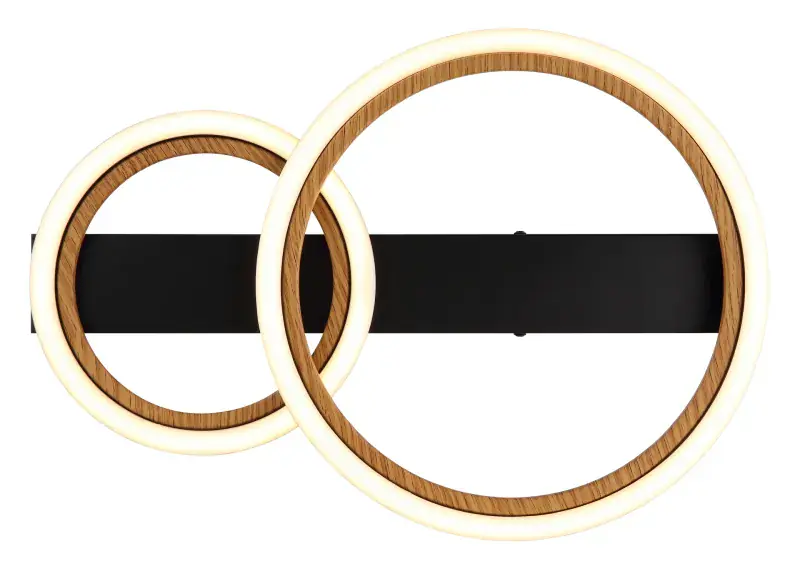 Globo Deckenleuchte Dakari I 4 x 30 cm L x B schwarz warmweiß