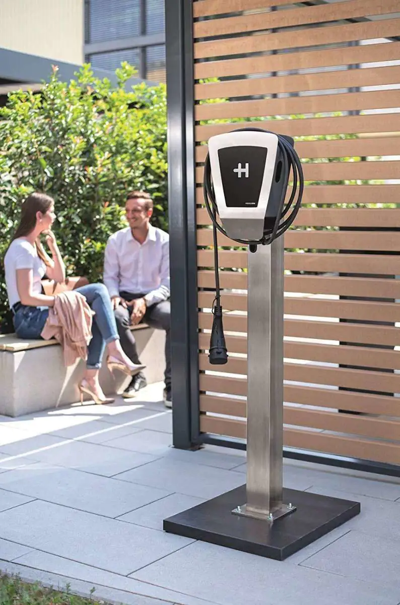 Heidelberg Edelstahl Stehle für Wallbox Universalstele, V2A