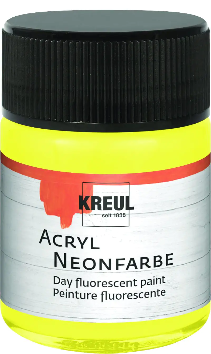 Kreul Acryl Neonfarbe neongelb 50 ml Kreul Acryl Neonfarbe neongelb 50 ml