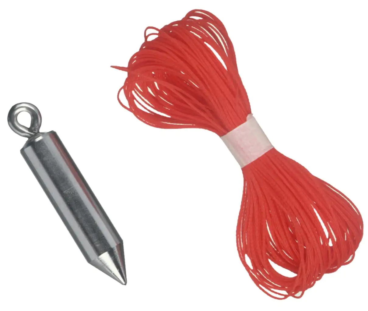 Senklot zylindrische Form Schnur 10 m 75 g