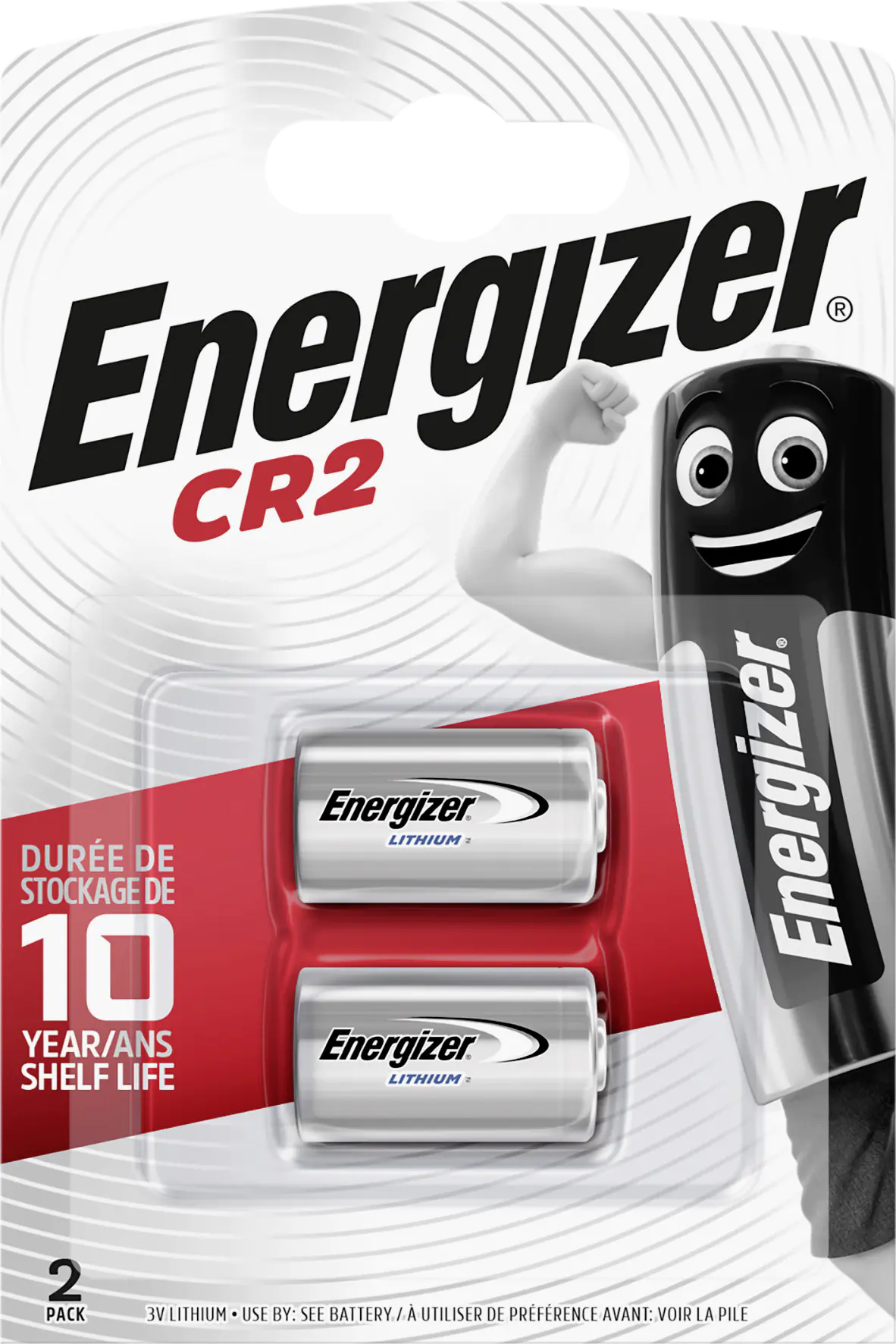 Energizer Lithium Fotobatterie CR2 3 V, 2er Pack