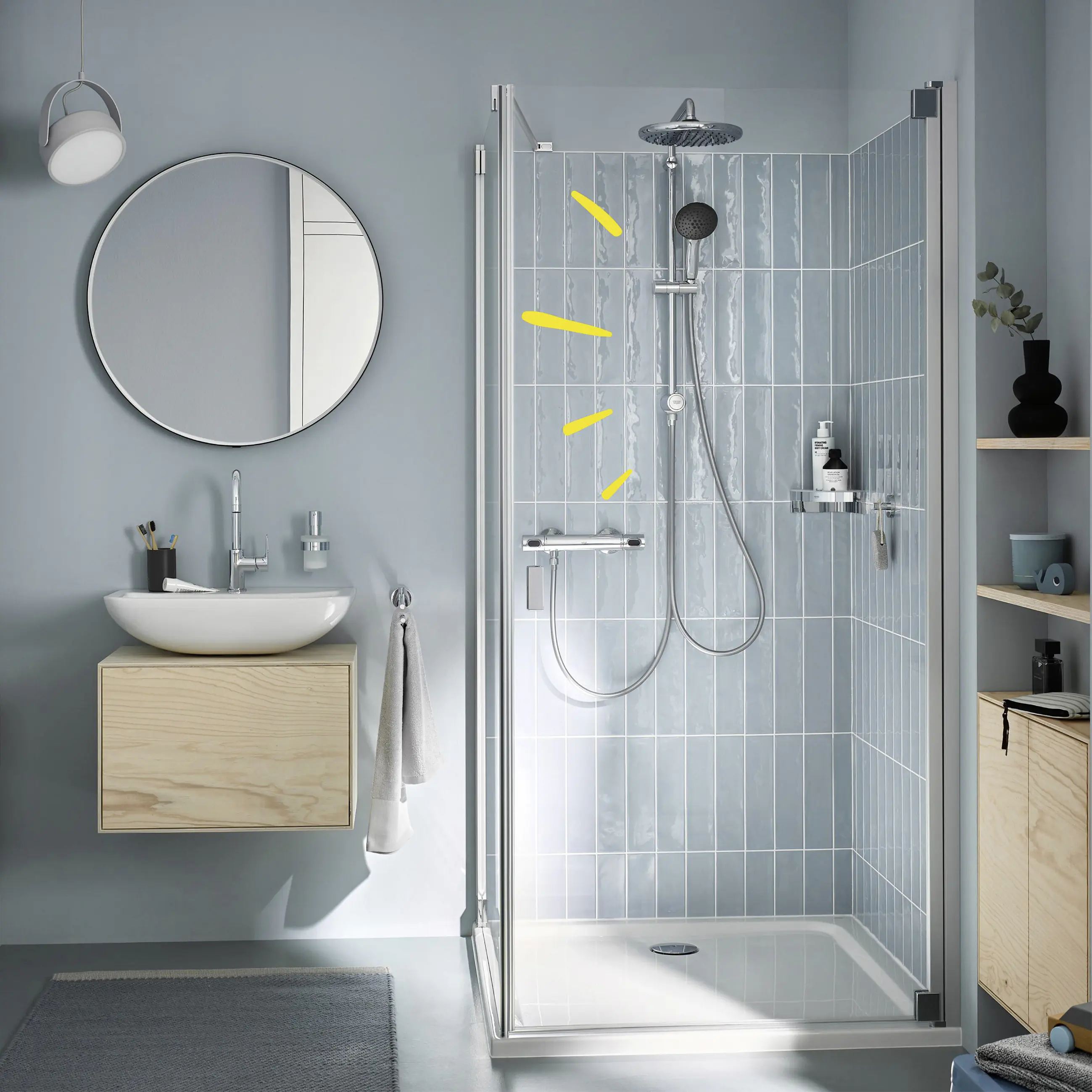 Grohe Duschsystem inkl. Umsteller Vitalio Start System 250 Flex chrom Grohe Duschsystem inkl. Umsteller Vitalio Start System 250 Flex chrom