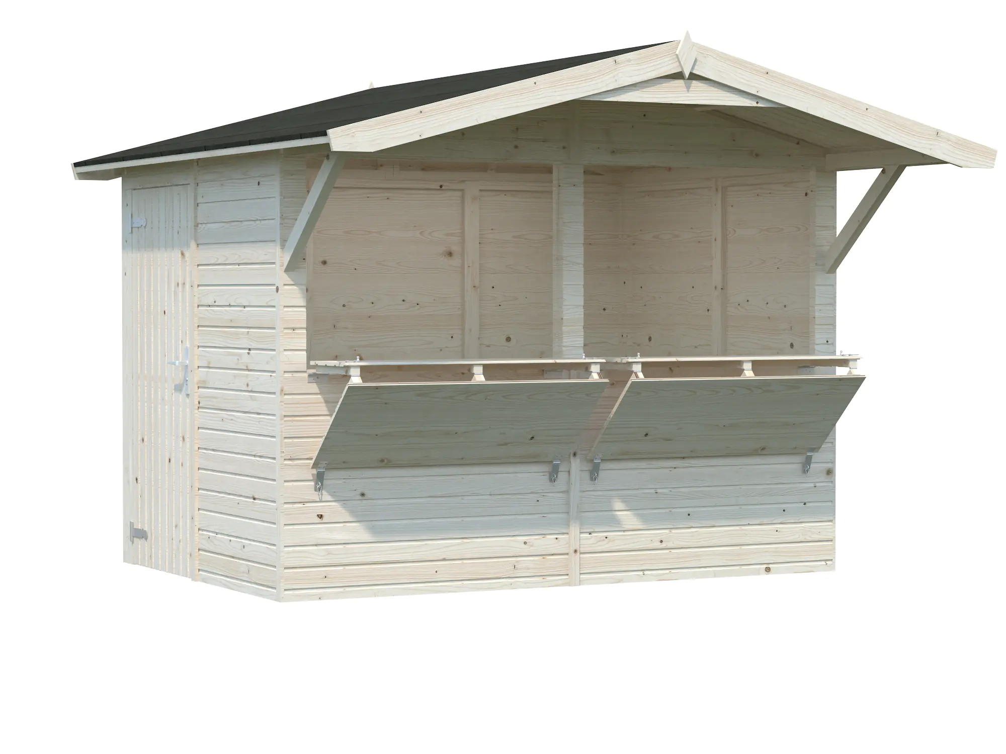 Palmako Kiosk Stella 273 x 190 cm naturbelassen Palmako Kiosk Stella 273 x 190 cm naturbelassen