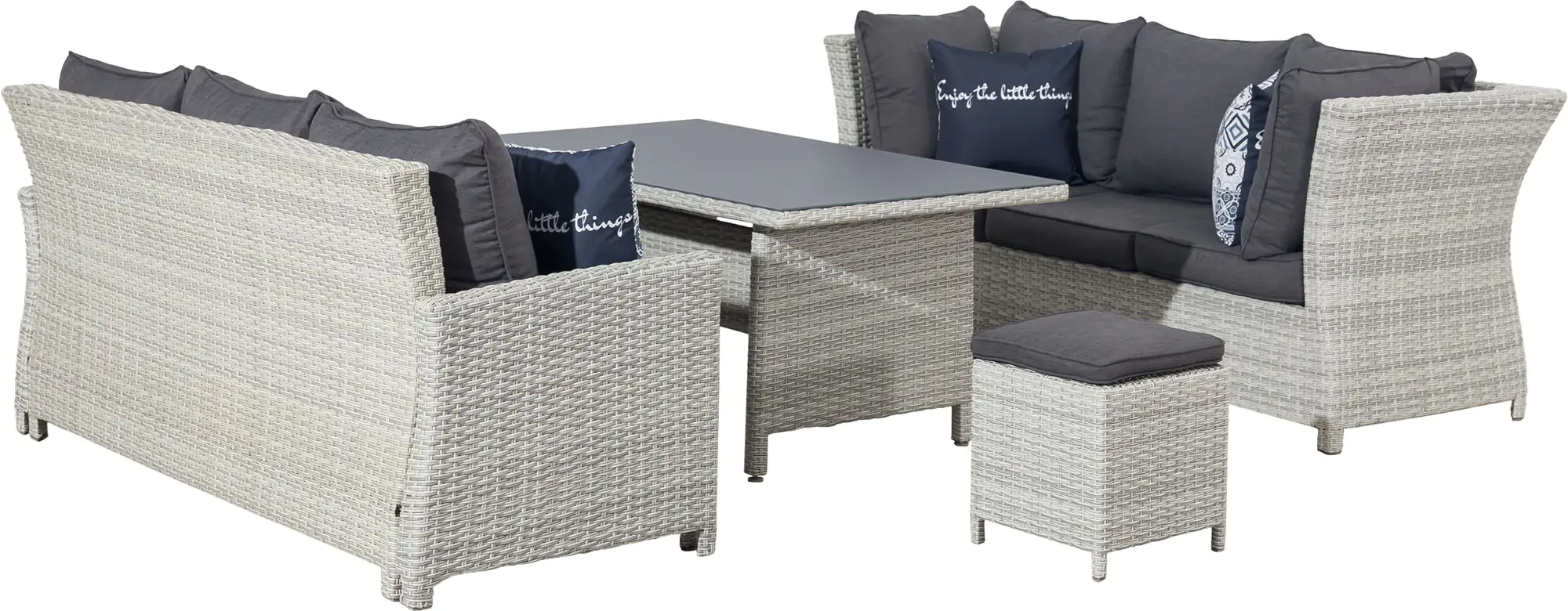 Primaster Dining Lounge Möbelset Caldera, variabel stellbar 3 in-1 Primaster Dining Lounge Möbelset Caldera, variabel stellbar 3 in-1