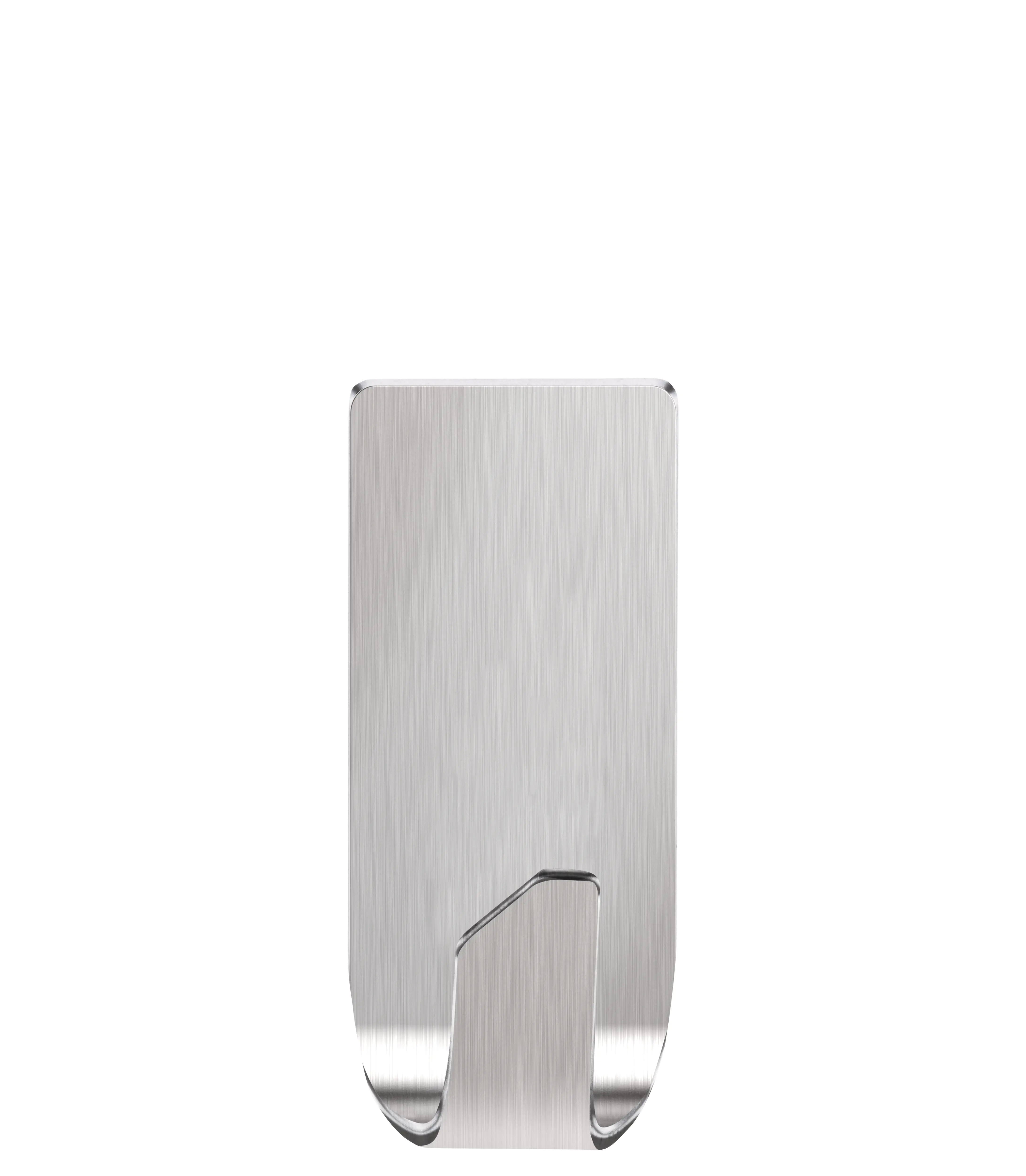 tesa Powerstrips Haken Small Waterproof rechteckig, Edelstahl