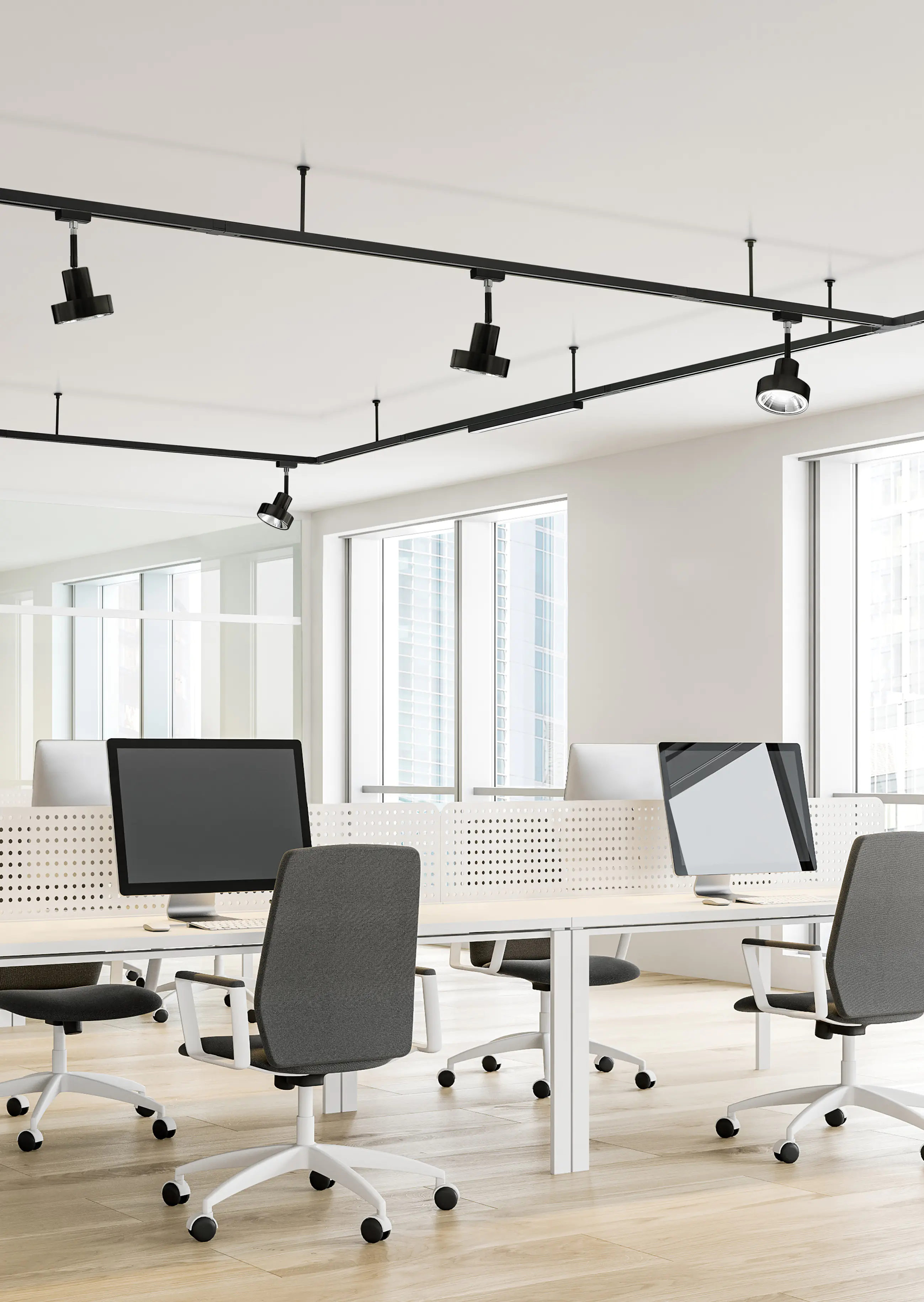 Trio Leuchten X-Verbinder DUOline schwarz matt