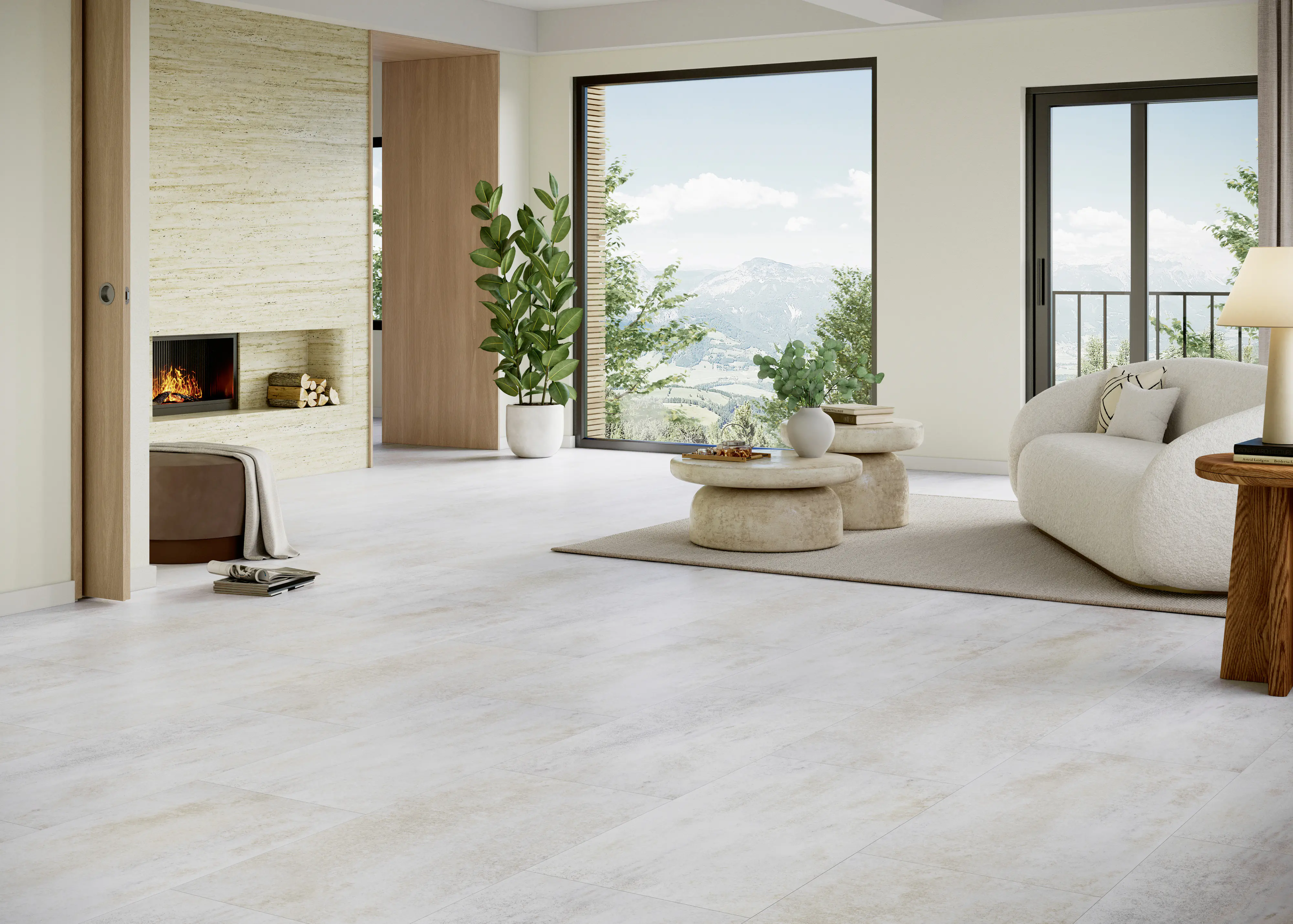 Parador Vinylboden mit Trittschalldämmung Basic 5.3 Dolomit weiß Parador Vinylboden mit Trittschalldämmung Basic 5.3 Dolomit weiß