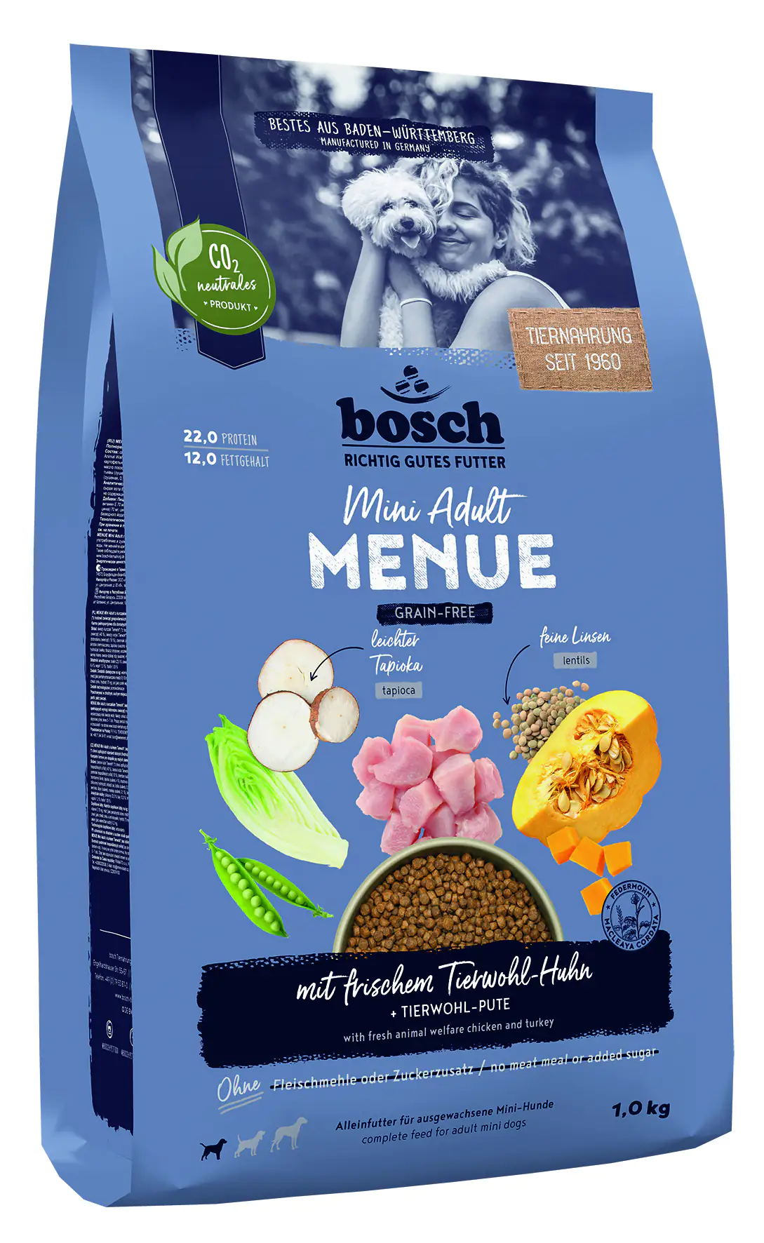 Bosch Menue Adult Hundetrockenfutter Huhn 1 kg Bosch Menue Adult Hundetrockenfutter Huhn 1 kg