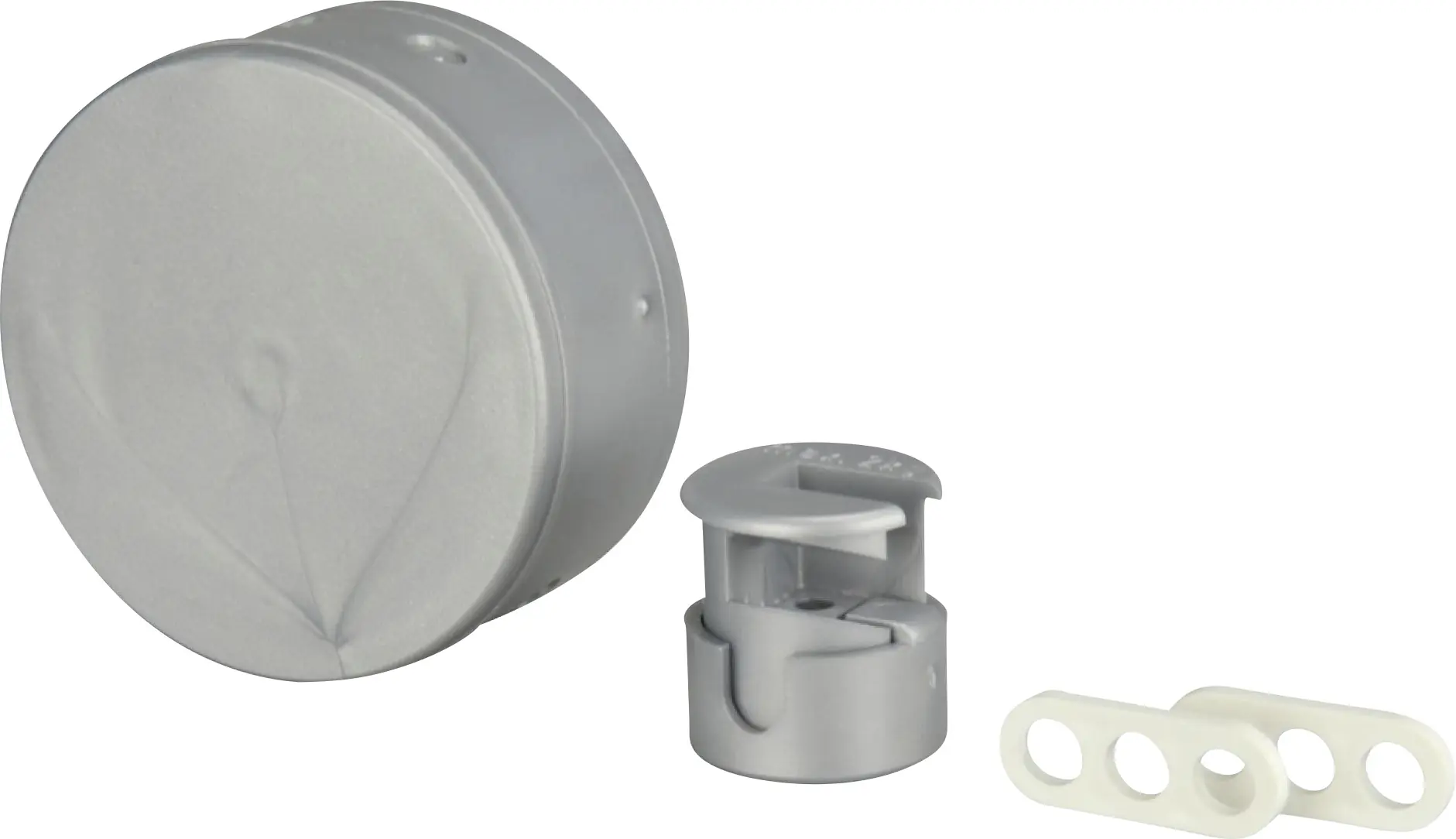 Verteilerbaldachin Deckenverteilerdose Lampenverteiler silber