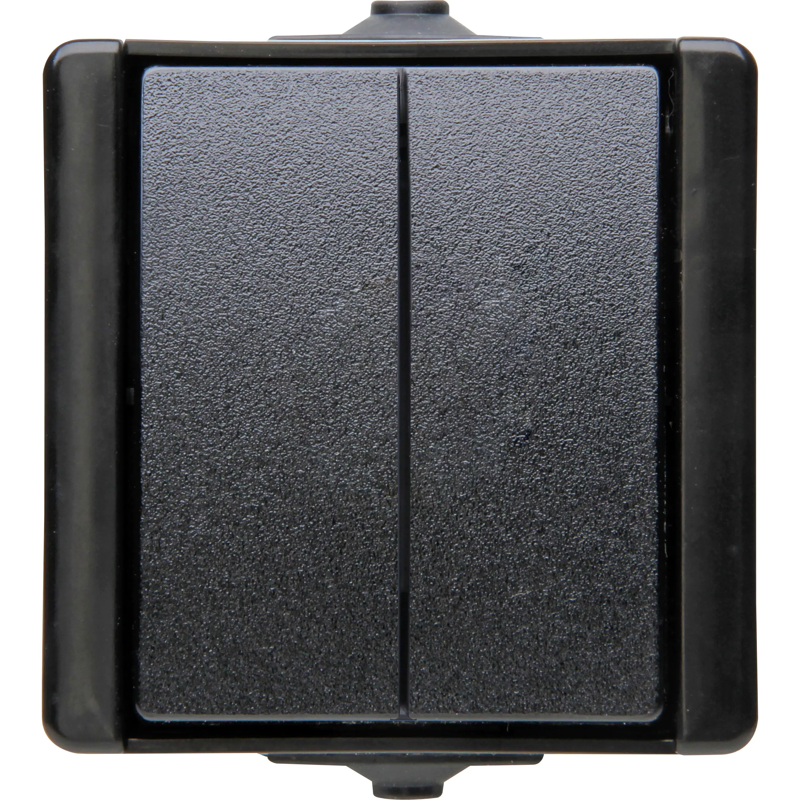 Kopp Serienschalter proAQA schwarz Aufputz 540505003