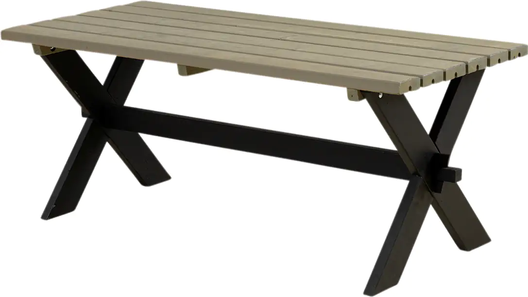 Plus Tisch Nostalgie 179x75x72cm schwarz graubraun rechteckig Plus Tisch Nostalgie 179x75x72cm schwarz graubraun rechteckig