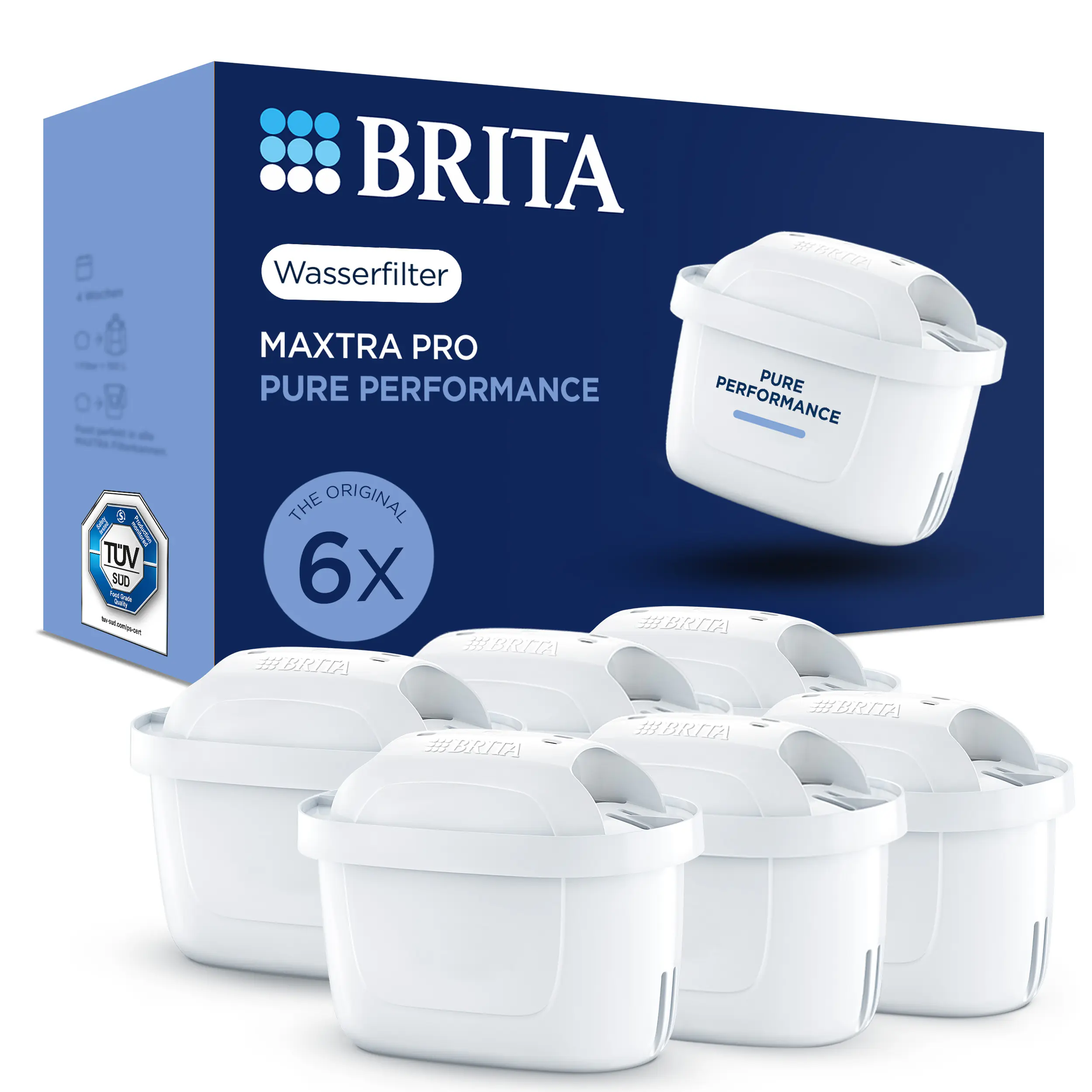 Brita Wasserfilterkartusche MAXTRA PRO Pure Performance 6er-Pack
