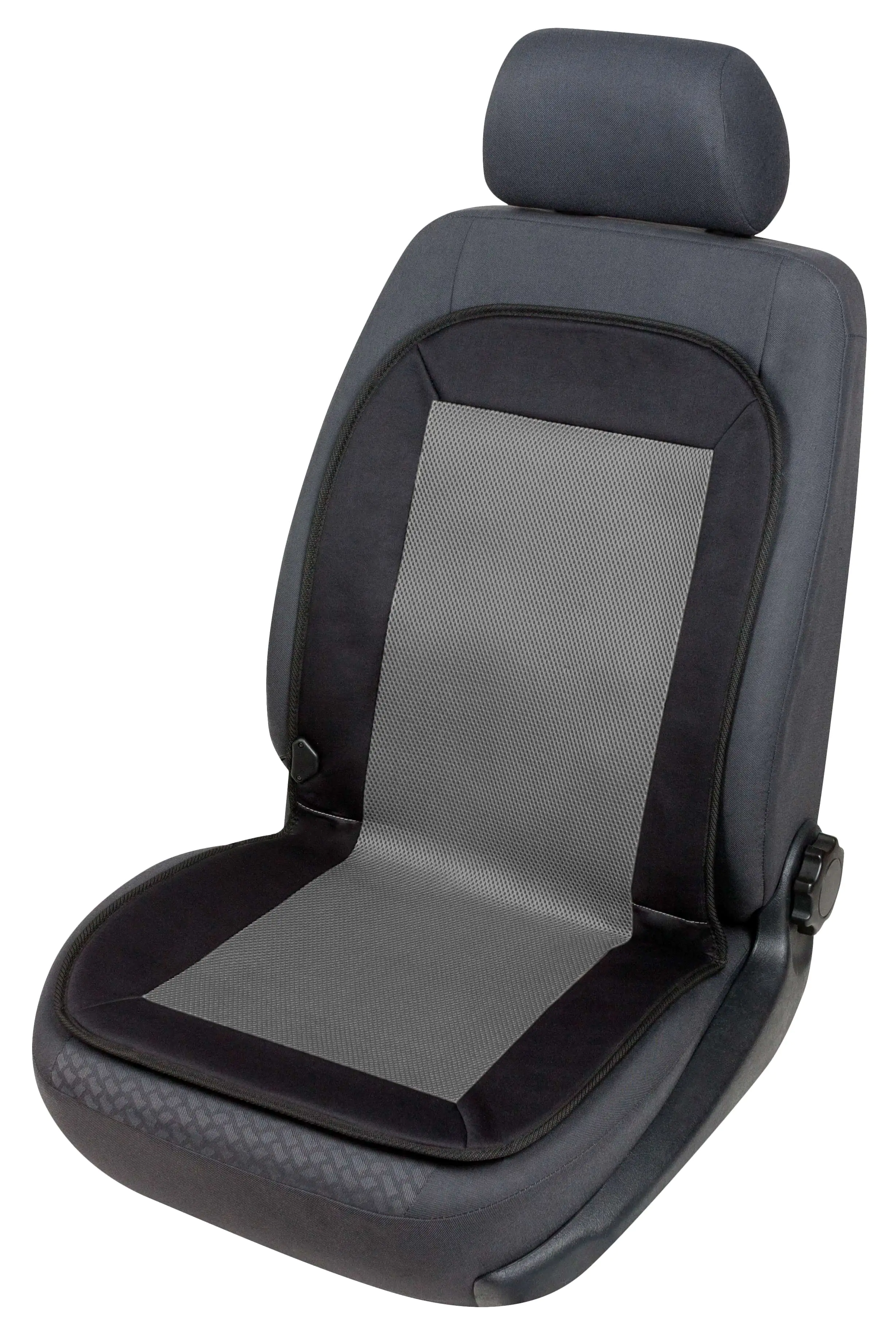 9001778167620_001 Walser Autositz Heizkissen Sitzheizung Carbon Plus schwarz-grau 1-teilig
