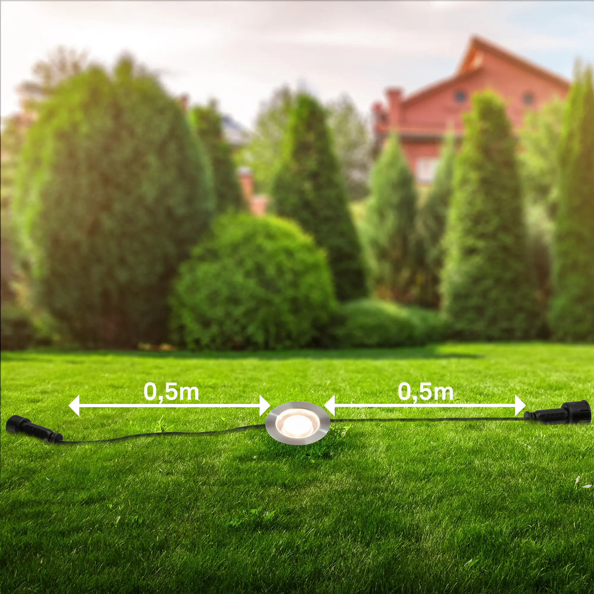 Briloner LED Außen-Bodenstrahler Kebony Connect to Shine 3er Ergänzungsset 1,8W  Briloner LED Außen-Bodenstrahler Kebony Connect to Shine 3er Ergänzungsset 1,8W