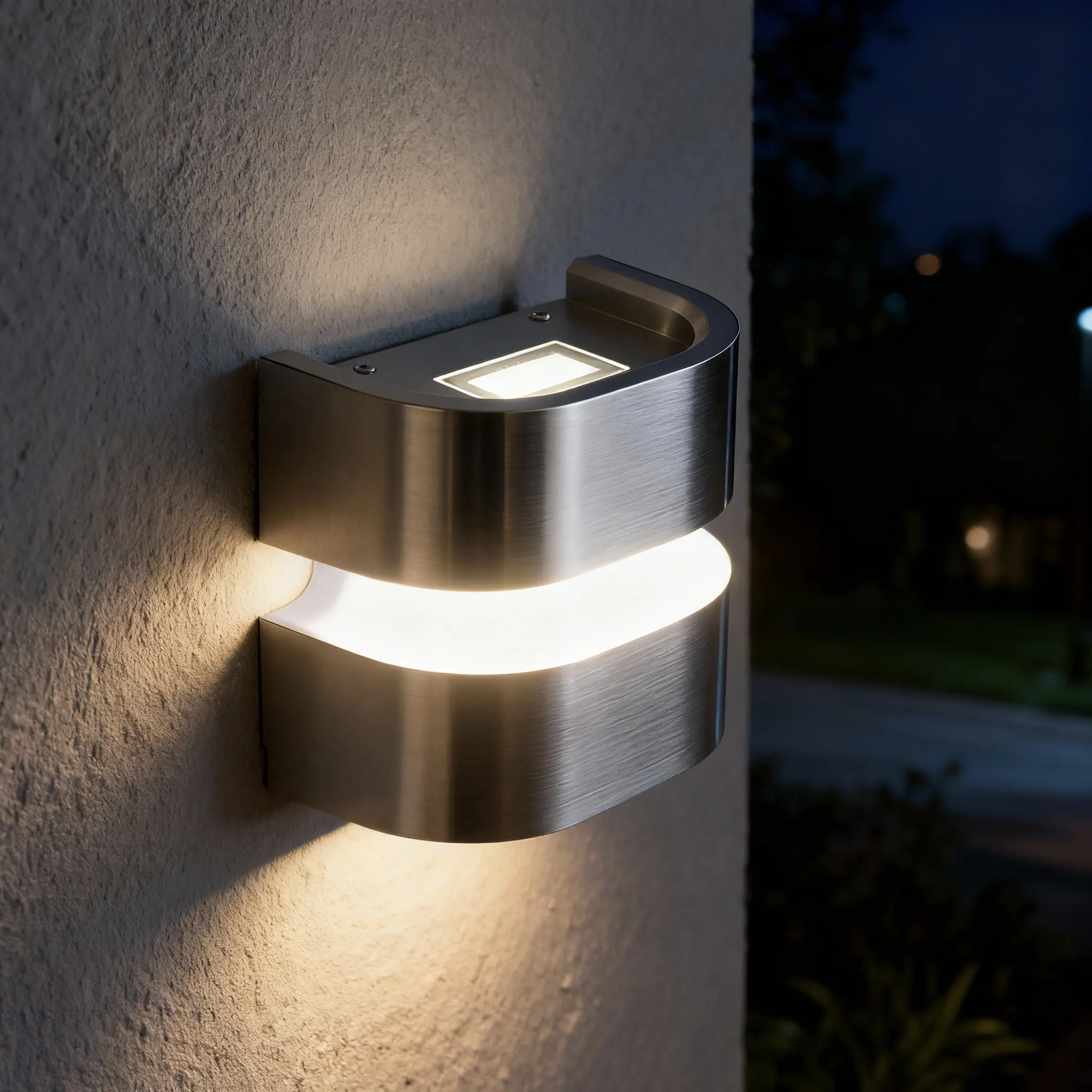 LED-Außenleuchte Java I silber