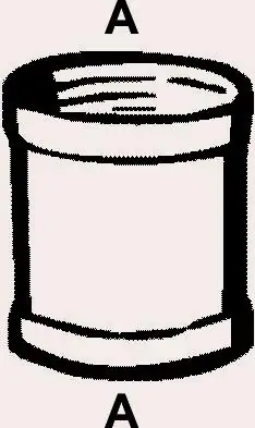 Cornat Muffe messing verchromt 1/2" Innengewinde