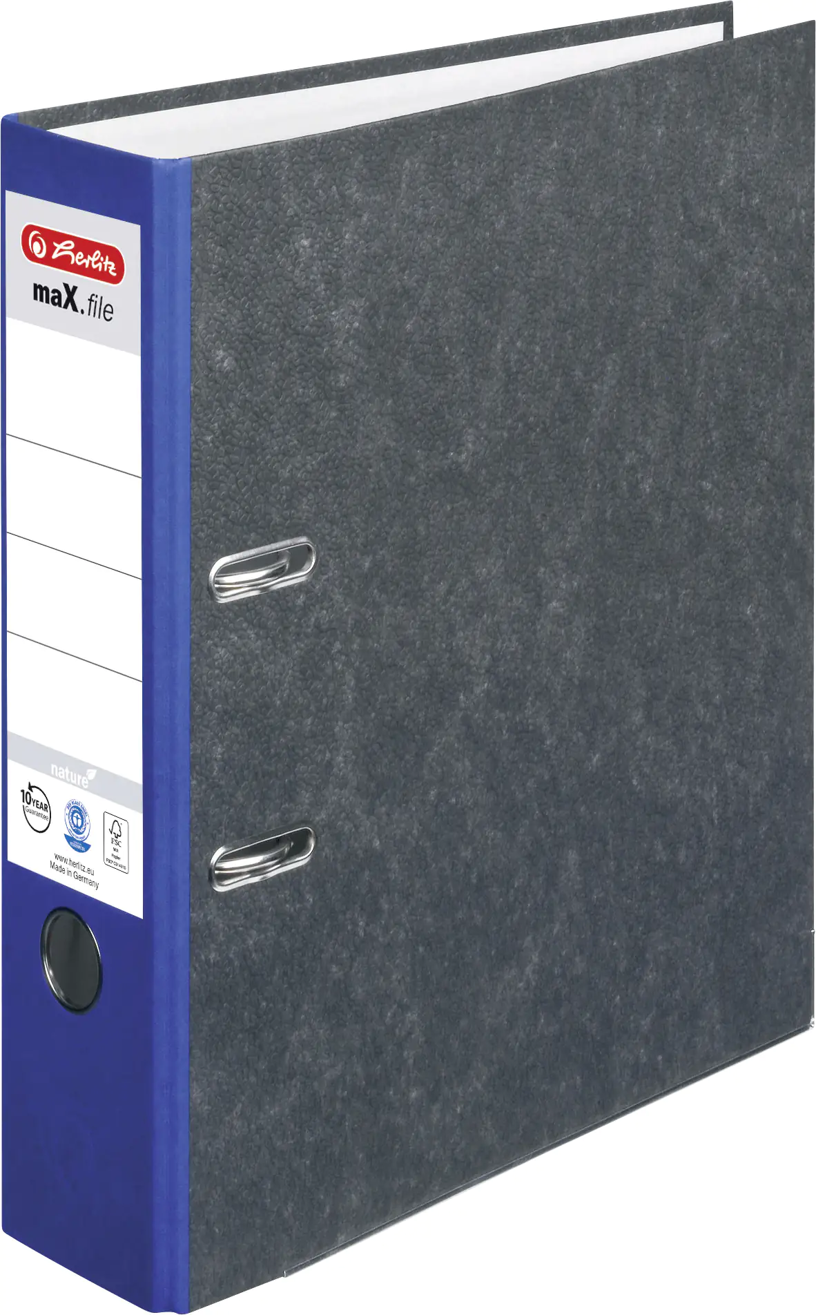 herlitz Ordner max.file nature A4, blau