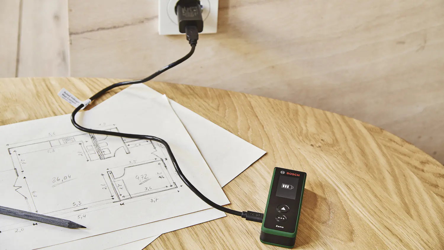 Bosch Laser-Entfernungsmesser Zamo IV bis 25 m über USB-C aufladbar Bosch Laser-Entfernungsmesser Zamo IV bis 25 m über USB-C aufladbar