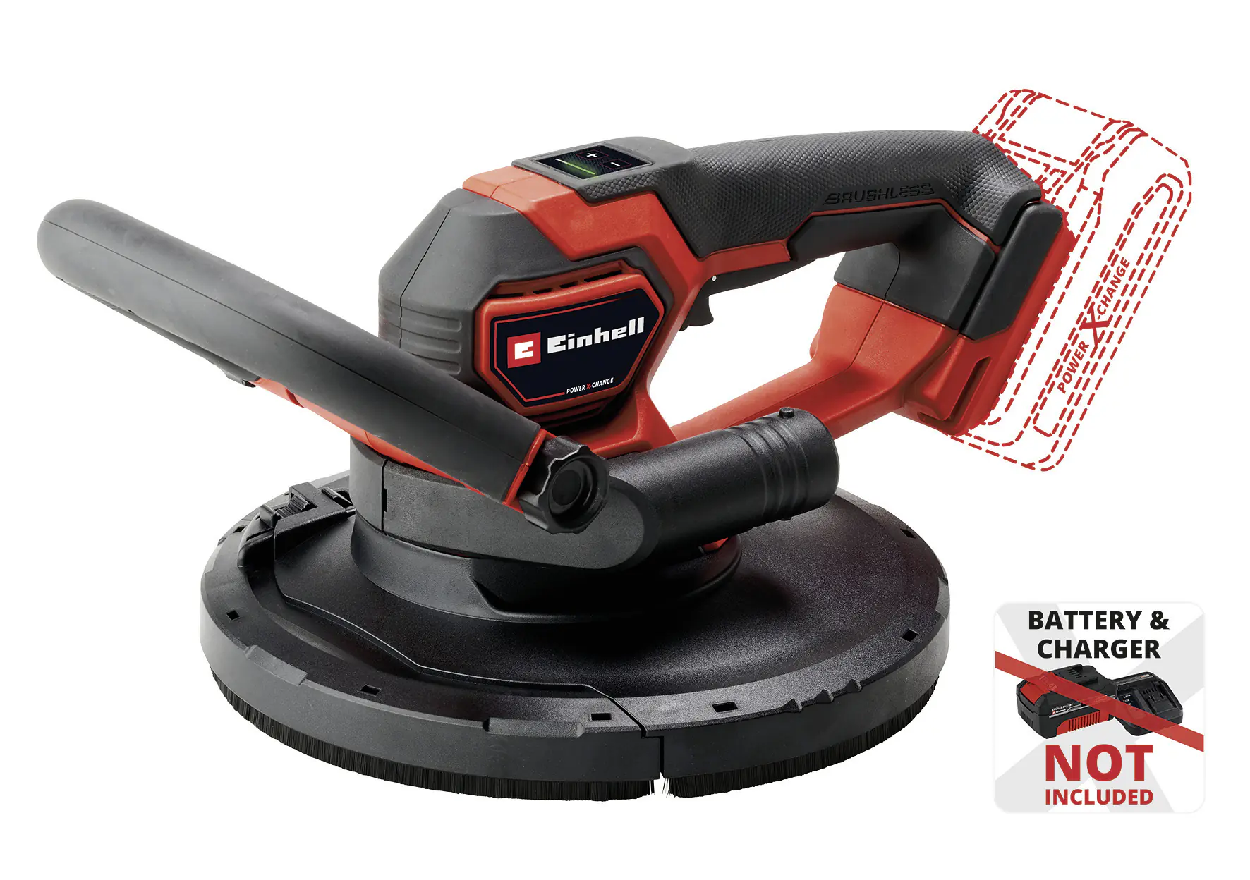Einhell Professional Akku-Trockenbauschleifer TP-DWS 18/225 Li BL Solo 18 V